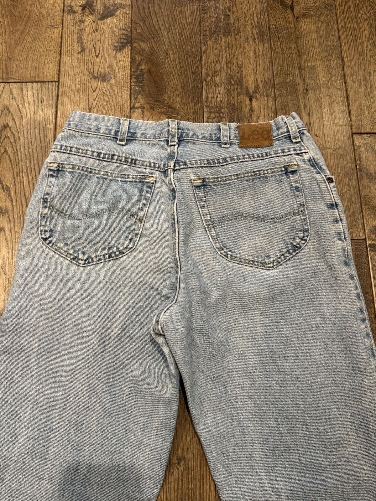 Lee Vintage 90s Lee High-Waisted Tapered "Mom" Jeans Size 32" / US 10 / IT 46 - 5 Thumbnail