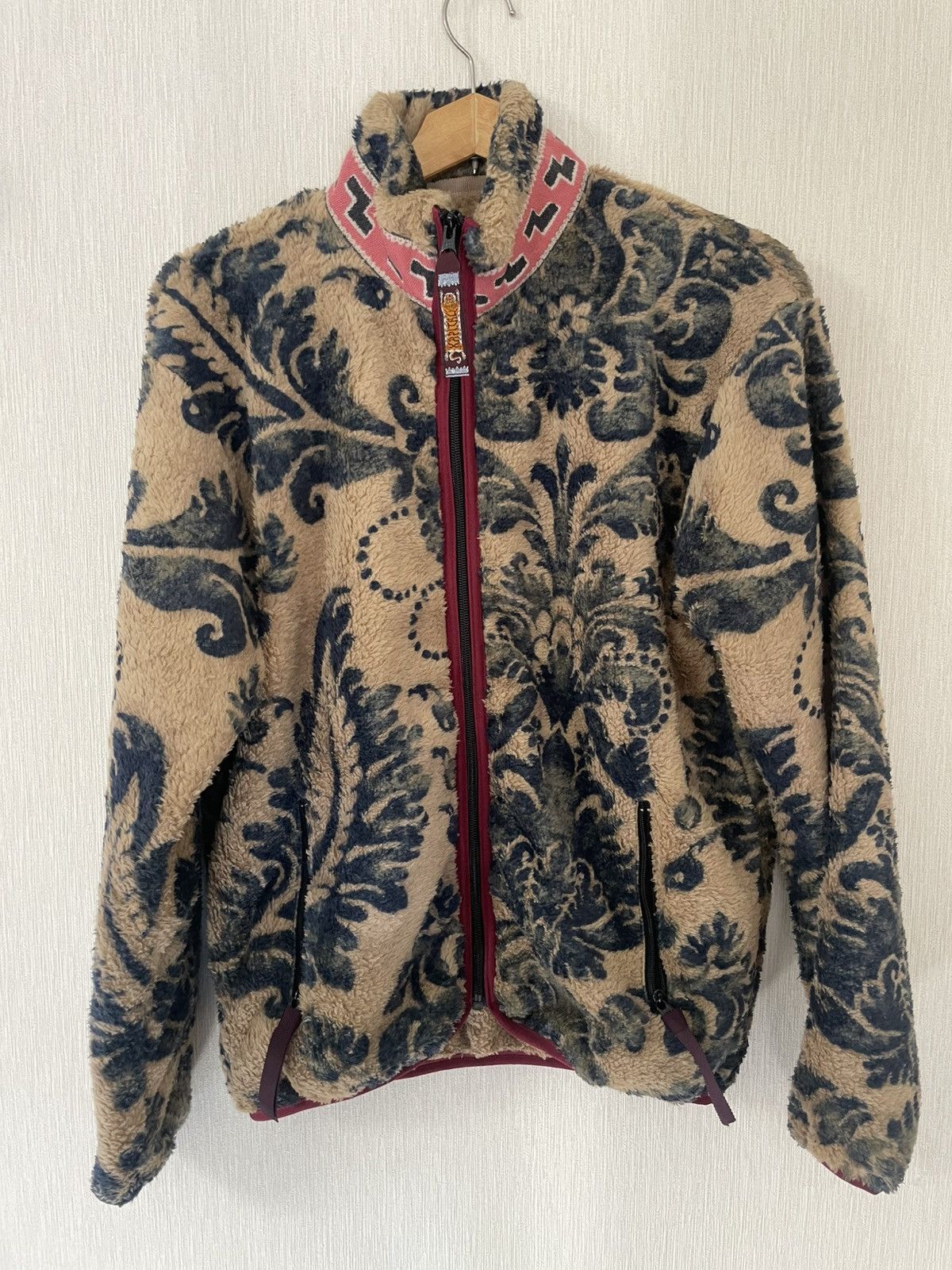 Pattern Blouson Damask Maria 中古 SB01 Zip Fleece ダマスクマリアフリースブルゾン キャピタル   サイズ:5