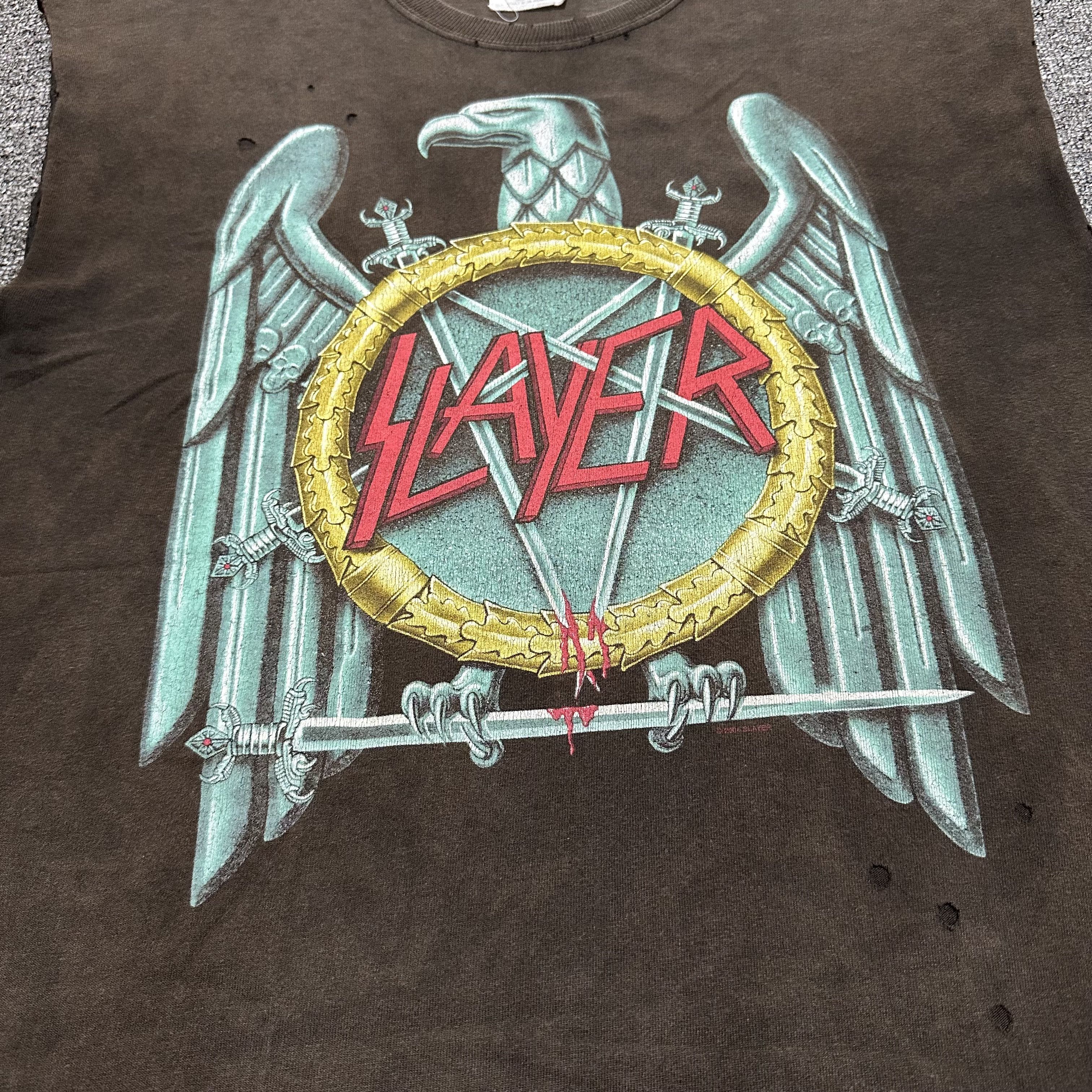 Slayer Slayer 2004 Sleeveless Size US M / EU 48-50 / 2 - 2 Thumbnail