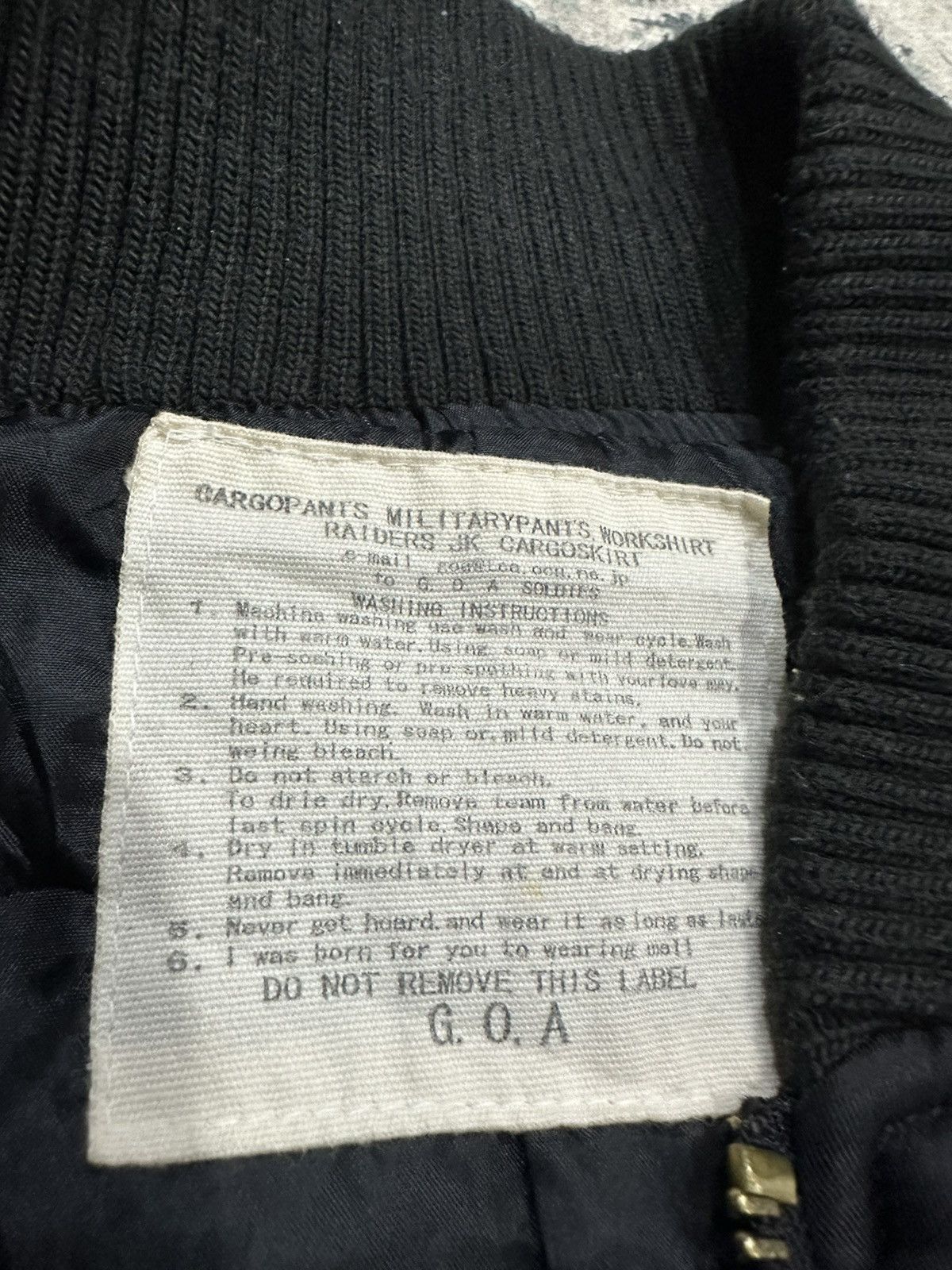 GOA 2000s G.O.A - Bomber Bono Jacket Size US S / EU 44-46 / 1 - 8 Thumbnail