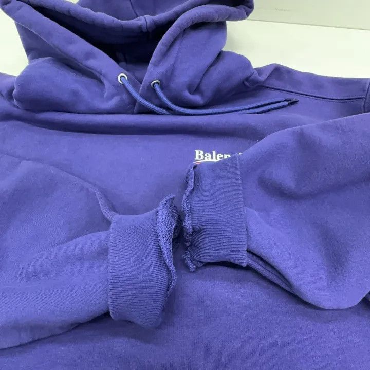 Balenciaga Balenciaga Balenciaga Logo Hoodie for Men in Dark Blue -25 Size US L / EU 52-54 / 3 - 7 Thumbnail