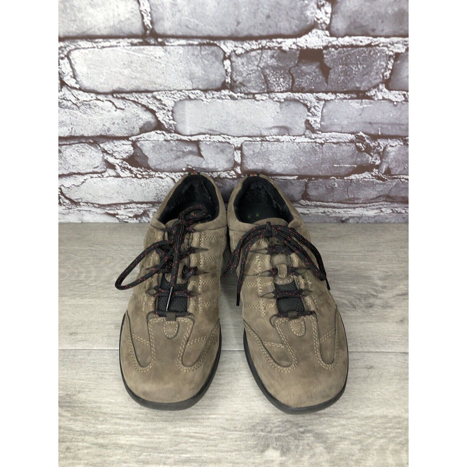 Clarks Clarks Wave Brown Suede Leather Casual Comfort Walking Shoes Size US 7.5 / EU 40-41 - 2 Thumbnail