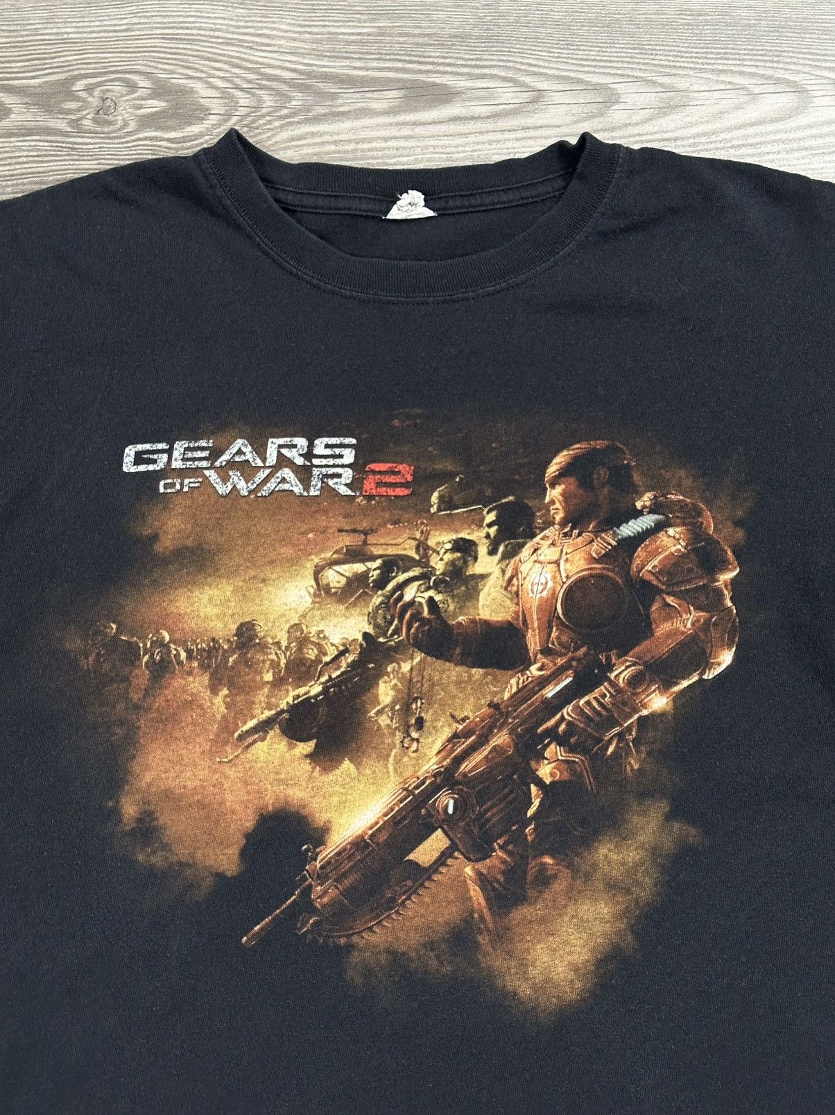 Microsoft Y2K Gears Of War 2 Video Game Promo T Shirt Size US M / EU 48-50 / 2 - 3 Thumbnail