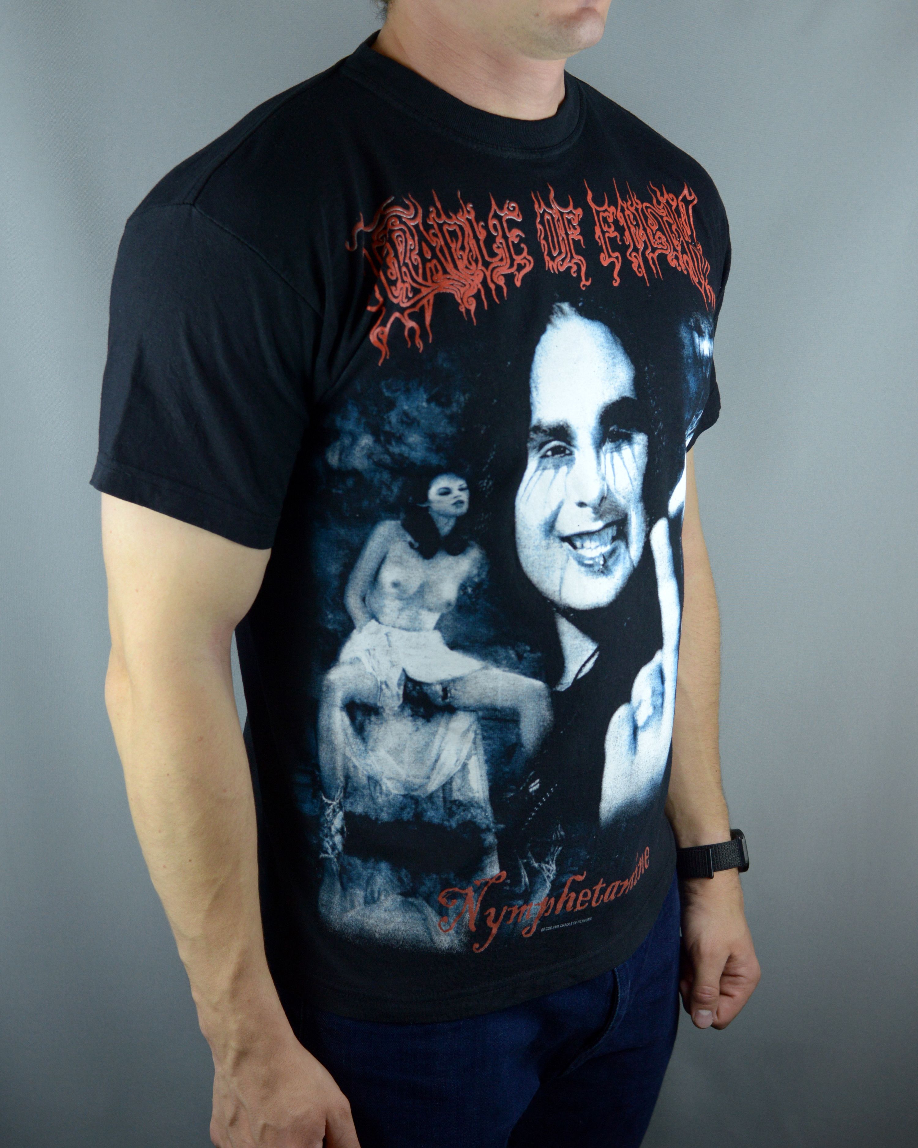 Band Tees × Vintage Vintage Cradle Of Filth Nymphetamine t shirt Size US M / EU 48-50 / 2 - 3 Thumbnail