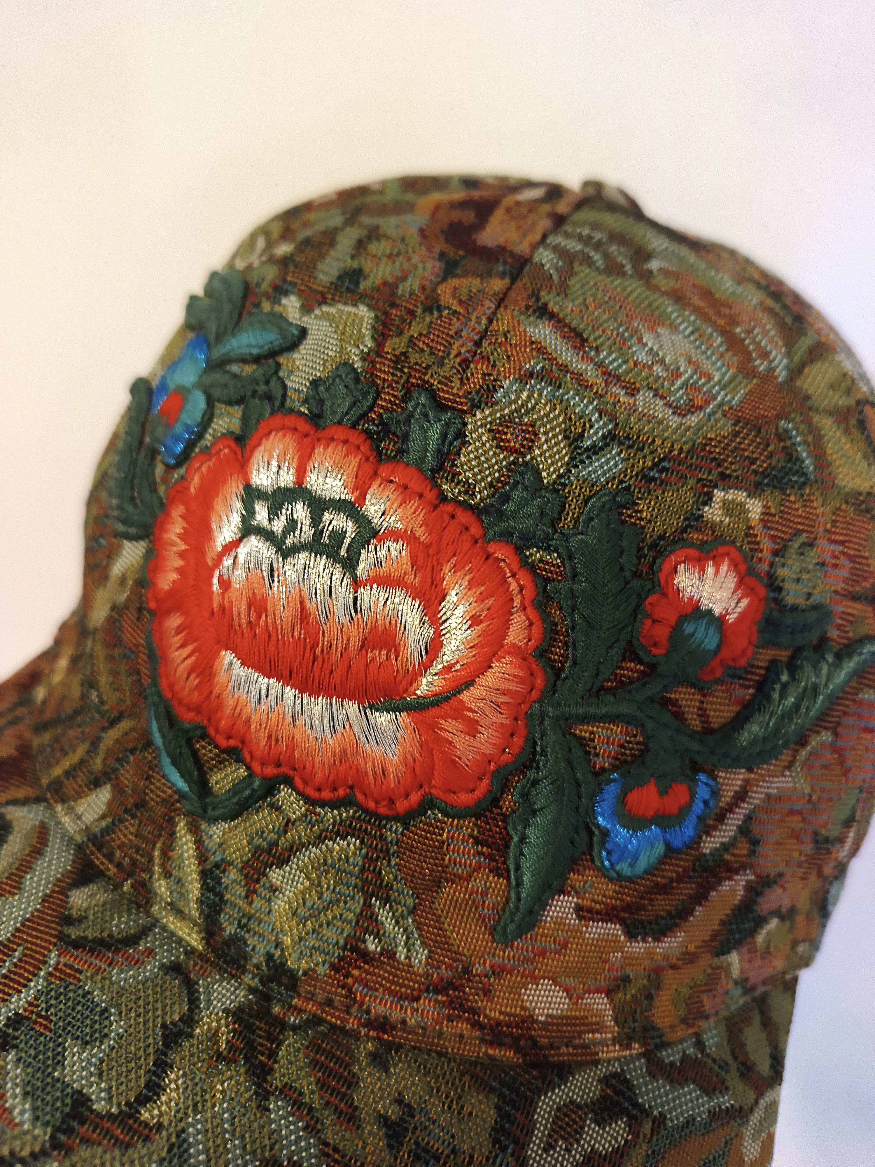 Gucci Gucci embroidered flower cap Size ONE SIZE - 5 Thumbnail