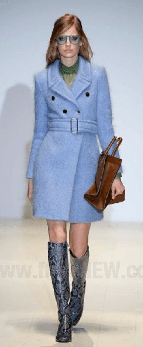 Gucci AW2014 Gucci Blue Premium Classy Officer Trench Coat Size S / US 4 / IT 40 - 2 Thumbnail