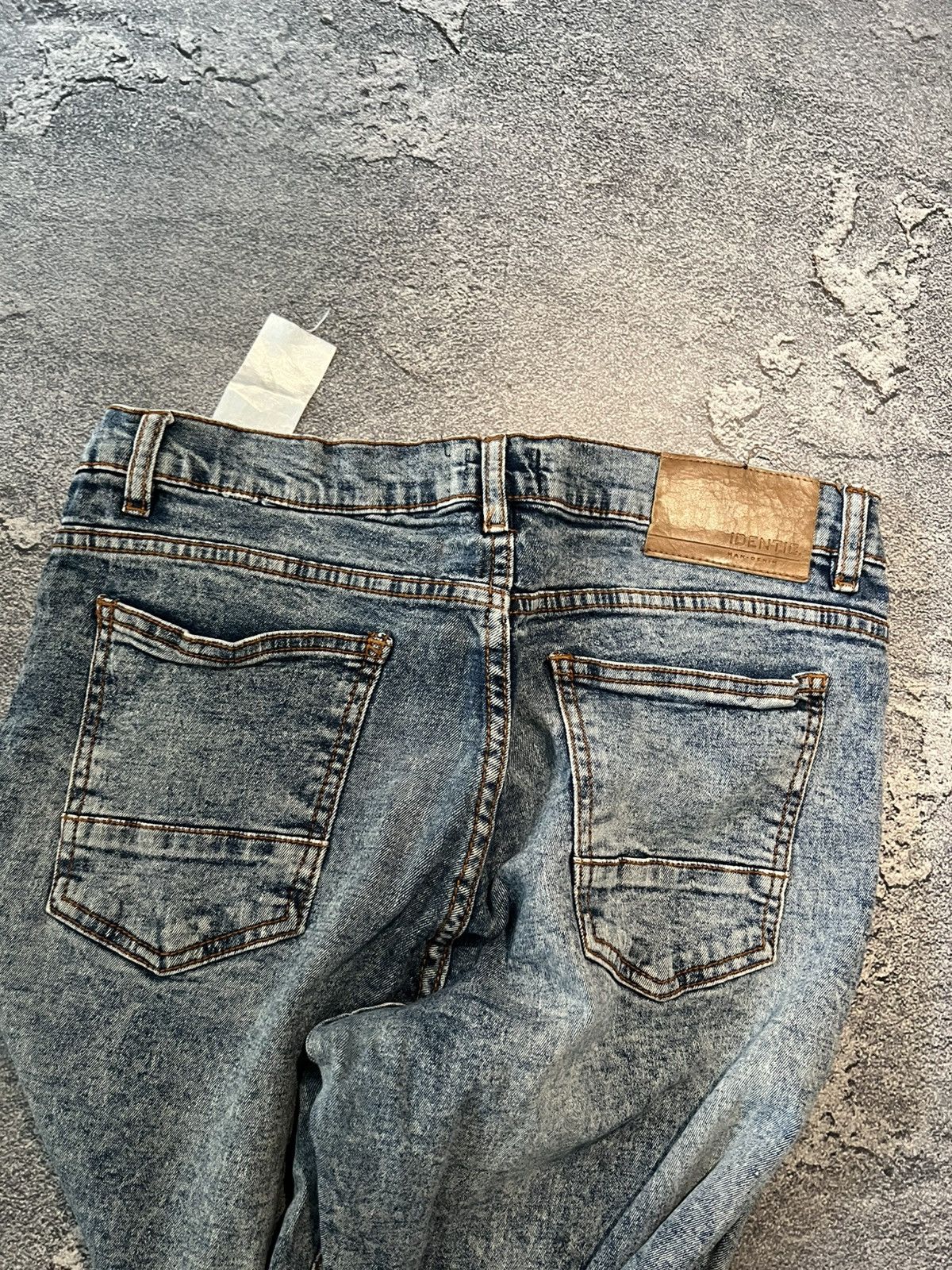 Japanese Brand Destroyed Japanese Washed Blue Vintage Skinny Size US 31 - 6 Thumbnail