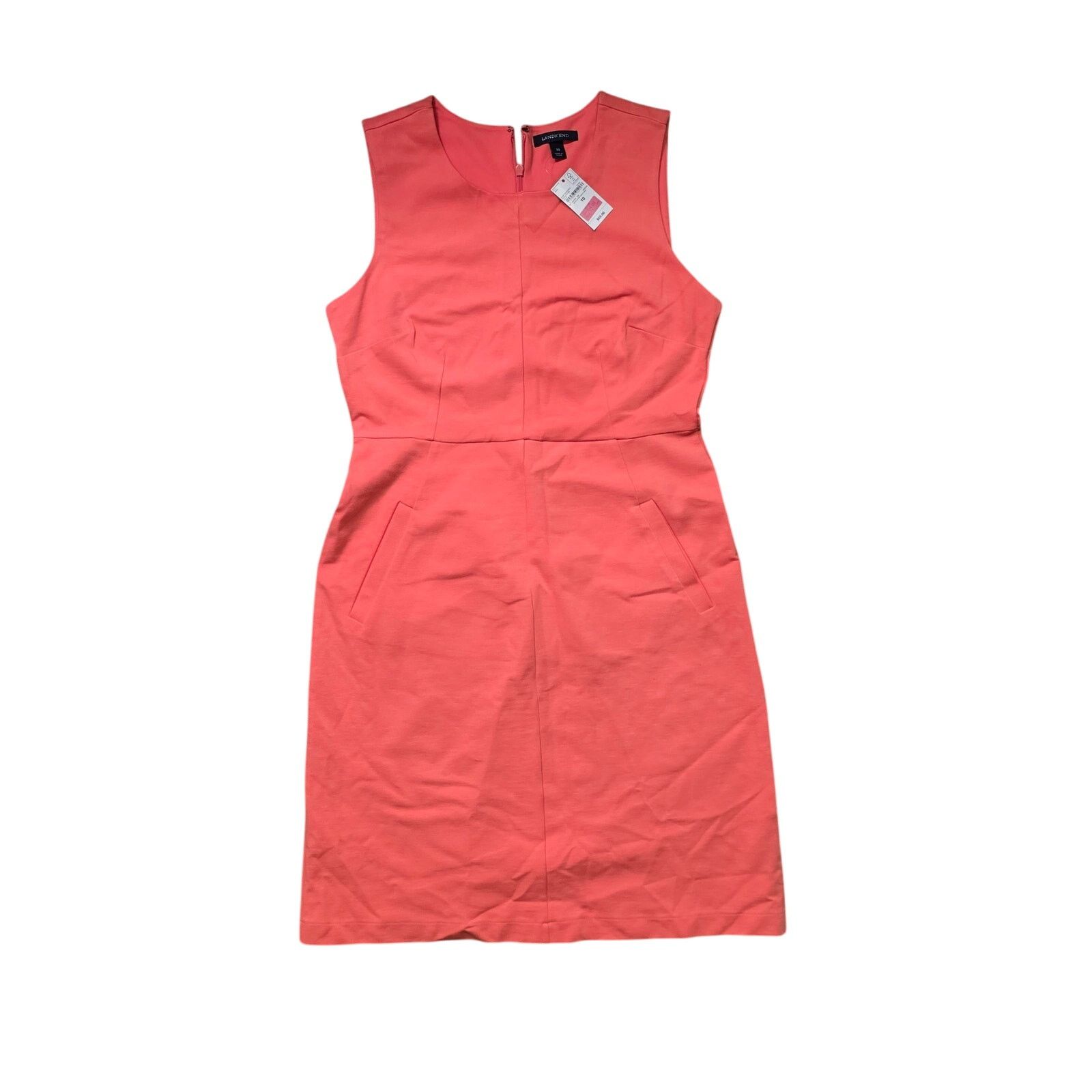Lands' End Lands' End Women’s Coral Sheath Dress Medium Size M / US 6-8 / IT 42-44 - 1 Thumbnail