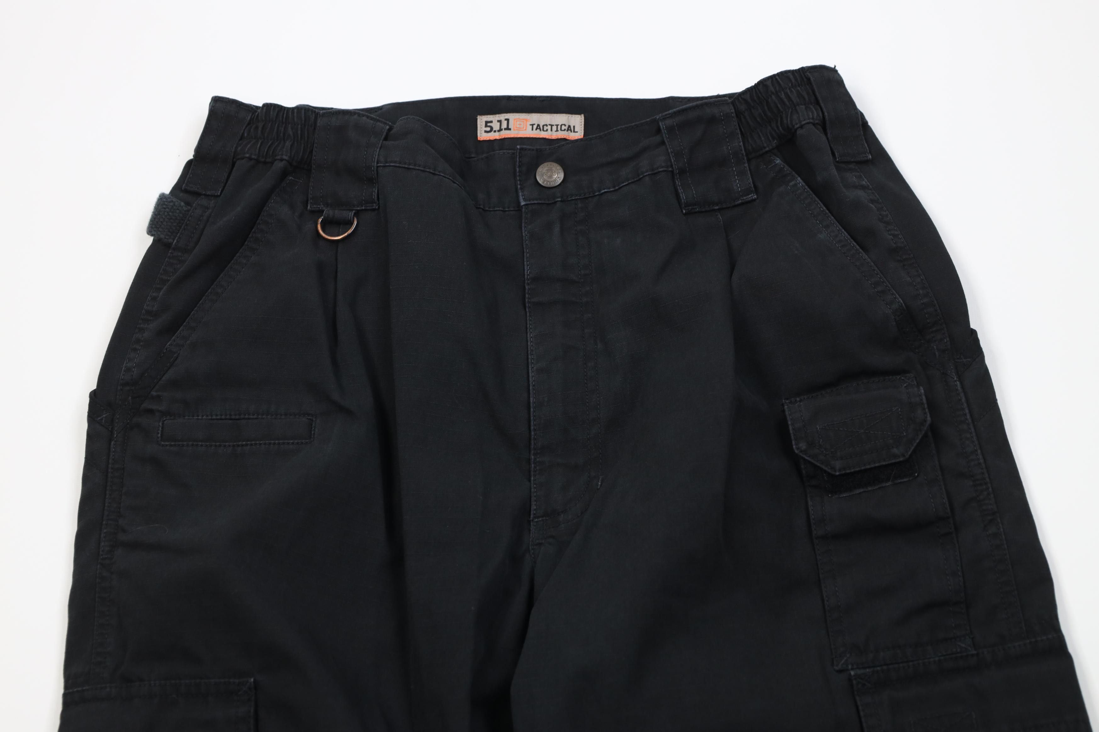 Vintage 5.11 Tactical Series Taclite Pro Ripstop Cargo Pants Black Size US 34 / EU 50 - 2 Thumbnail