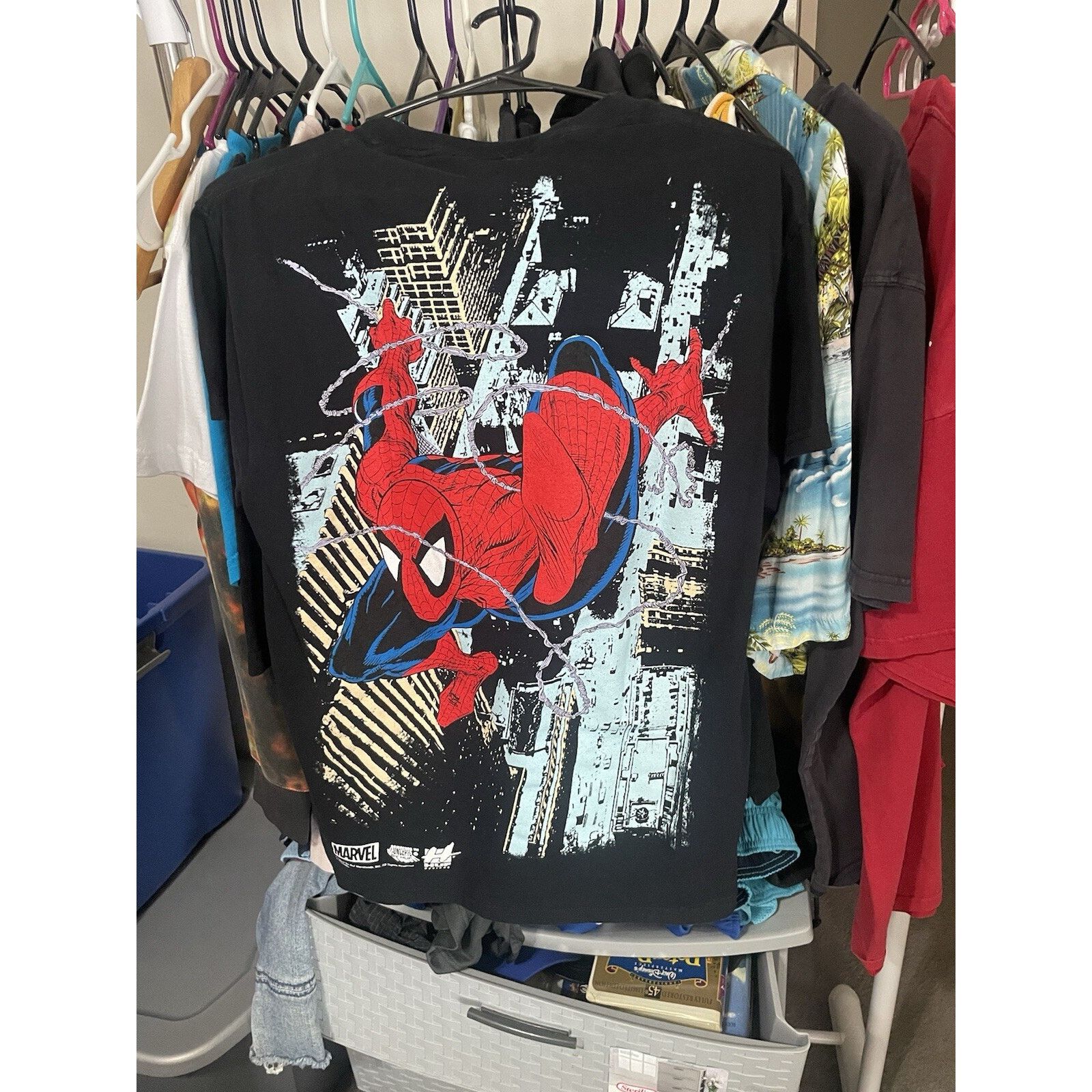 Huf Size Medium- Marvel x Huf Spider-Man Black Tshirt Spiderman Size US M / EU 48-50 / 2 - 3 Thumbnail