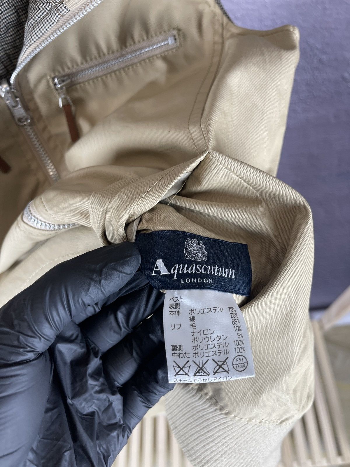 Aquascutum Aquascutum Japan women’s reversible checkered/beige vest Size S / US 4 / IT 40 - 14 Thumbnail