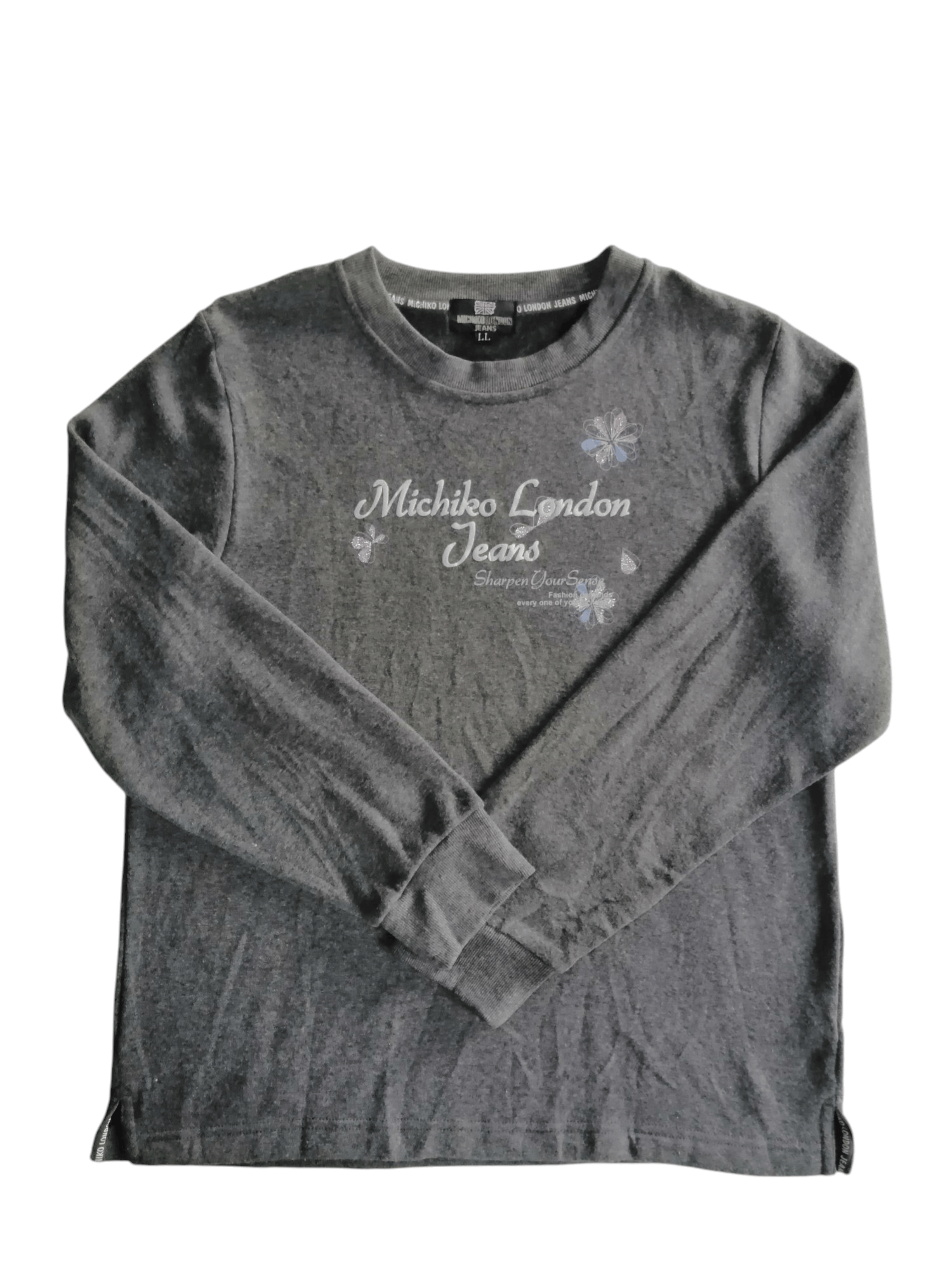 Designer × Michiko Koshino London Vintage Michiko London Jeans Sweatshirt Size US L / EU 52-54 / 3 - 2 Thumbnail