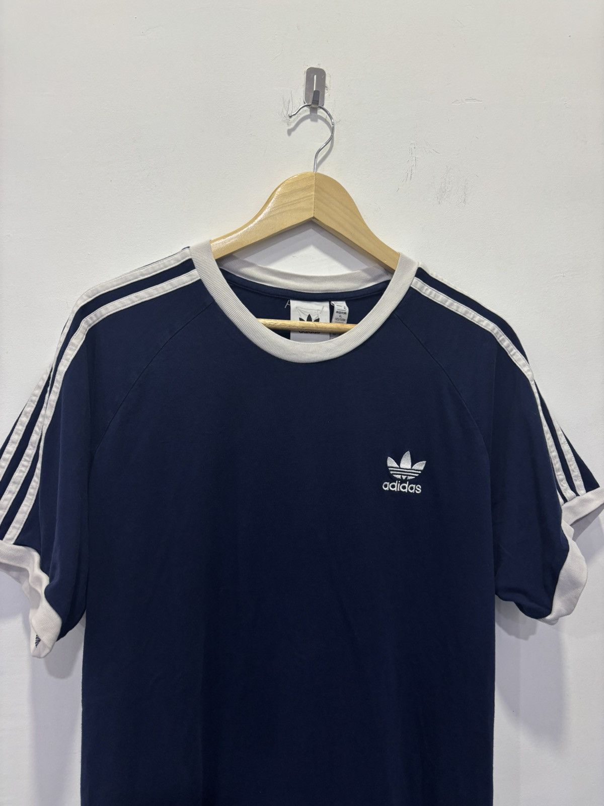 Adidas Adidas Ringer Tshirt Size US XL / EU 56 / 4 - 2 Thumbnail