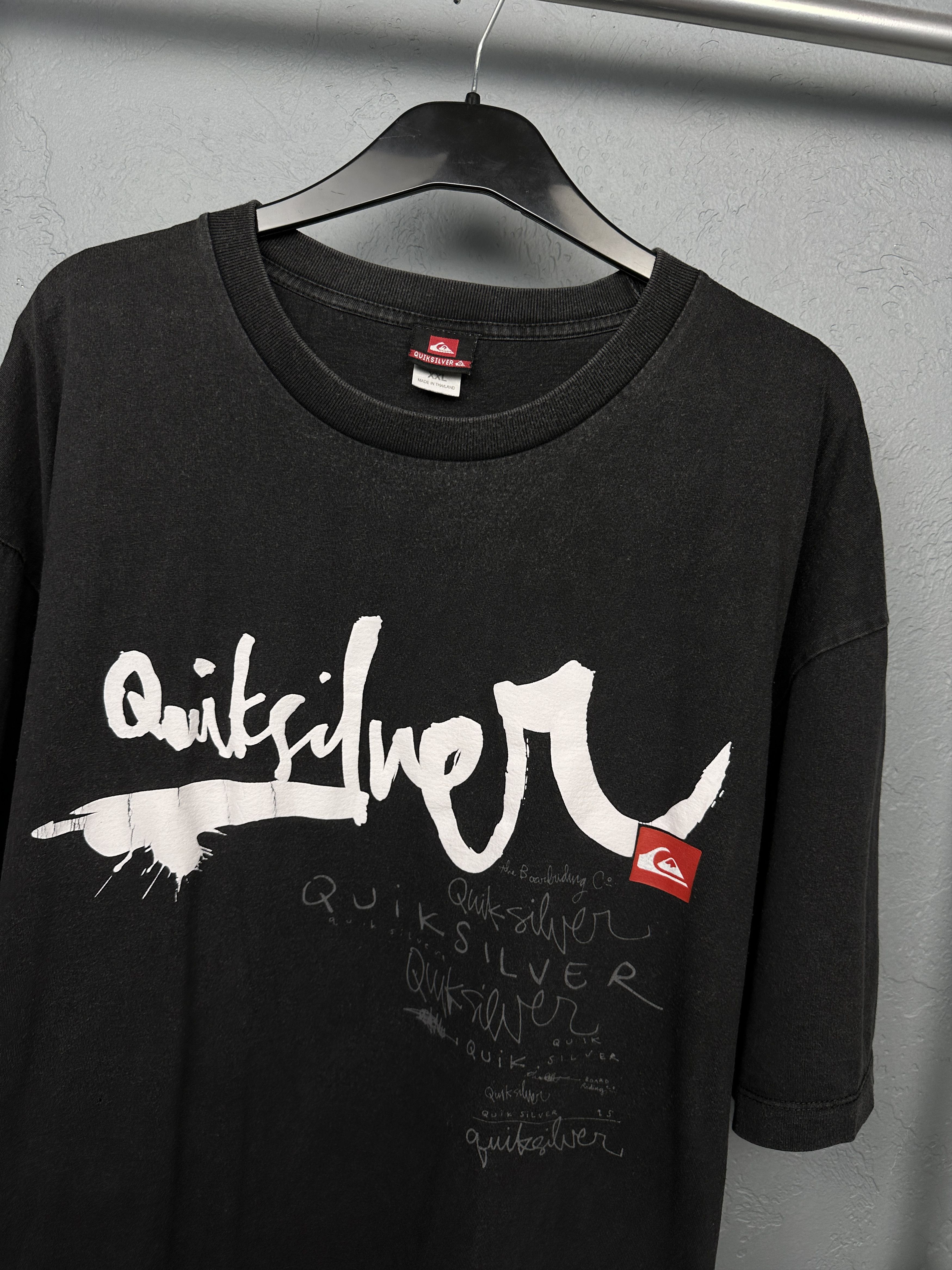 Quiksilver Quicksilver 90s Vintage Mens T-Shirt Surf style Size US XXL / EU 58 / 5 - 2 Thumbnail