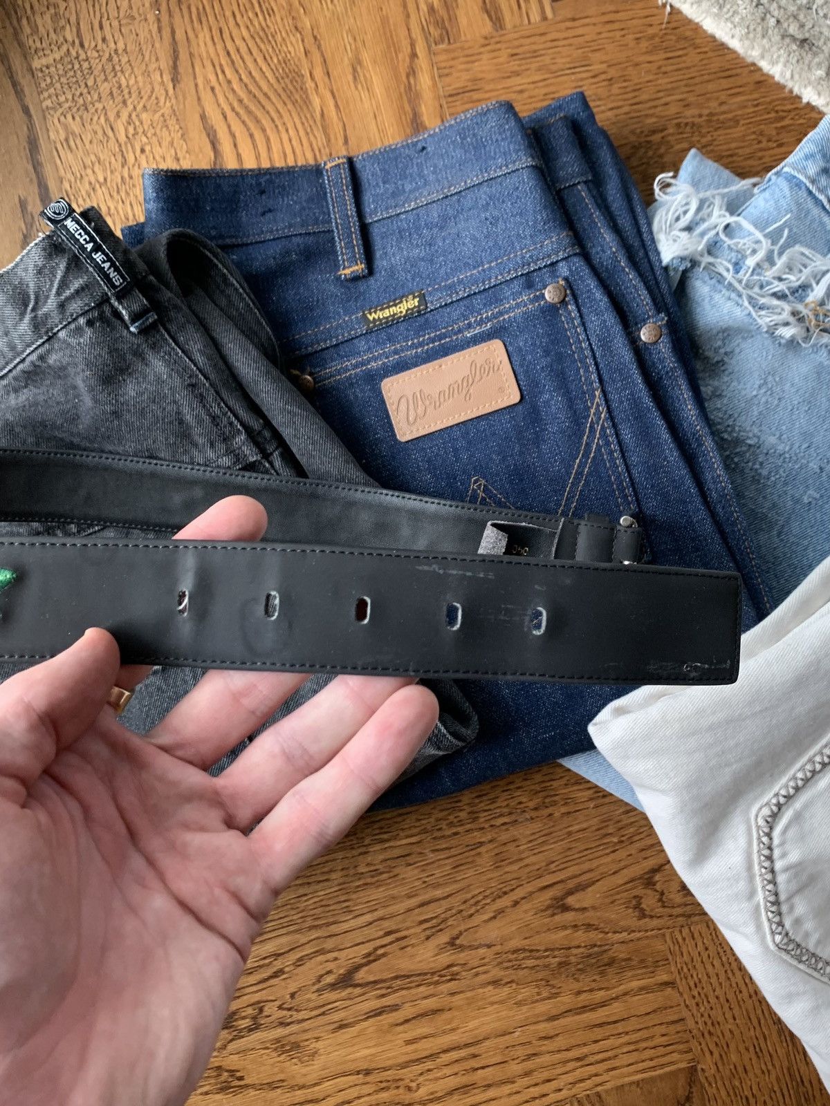 Designer × Kenzo Kenzo Vegan Leather Belt Floral Embroidered Small PVC Womens Size ONE SIZE - 10 Thumbnail