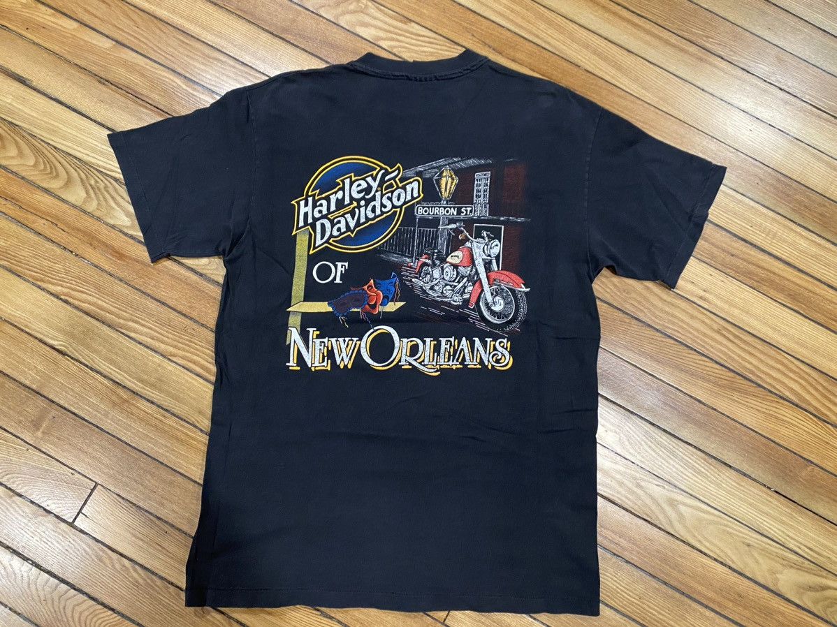 Harley Davidson × Vintage 1993 Harley Davidson New Orleans T L Size US L / EU 52-54 / 3 - 2 Thumbnail