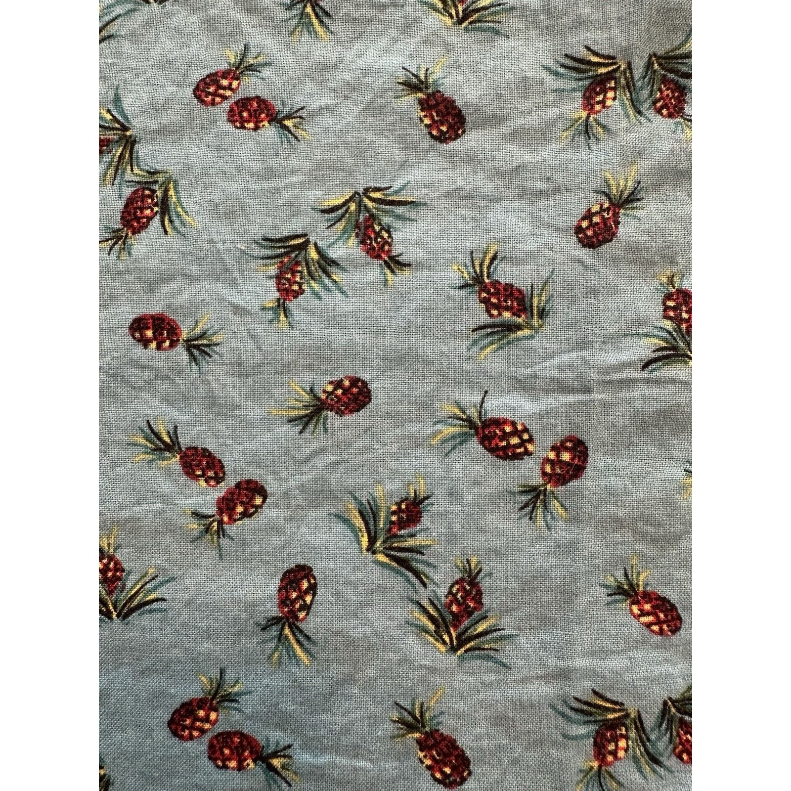 J.Crew J Crew Button Shirt Slim Large Tropical Pineapple Blue Size US L / EU 52-54 / 3 - 3 Thumbnail