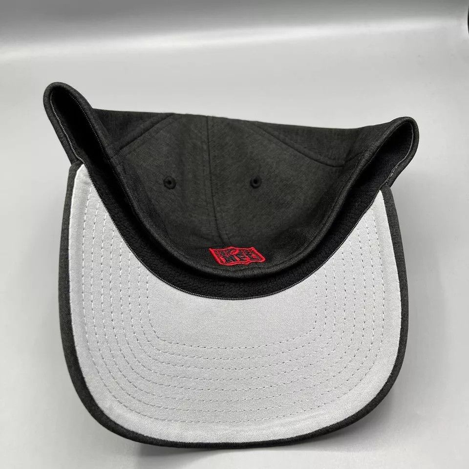 New Era Atlanta Falcons Hat Men M-L Gray Stretch Fitted Cap New Size ONE SIZE - 7 Thumbnail