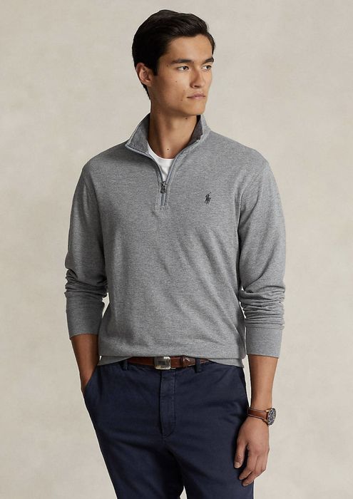 Luxury ​Jersey Quarter-Zip Pullover