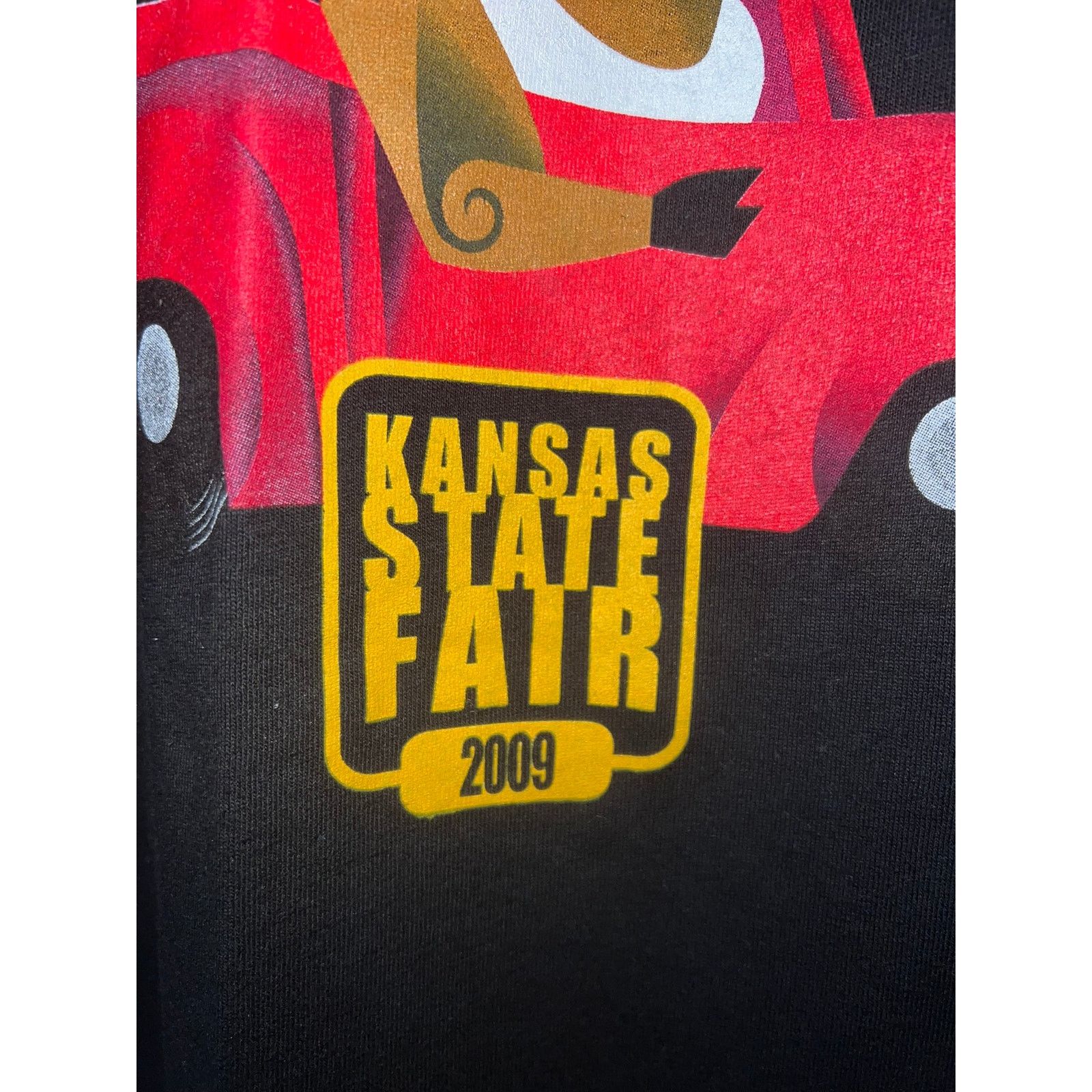 Gildan Kansas State Fair Shirt The Studs Horse Graphic Black L Tee Size US L / EU 52-54 / 3 - 4 Thumbnail