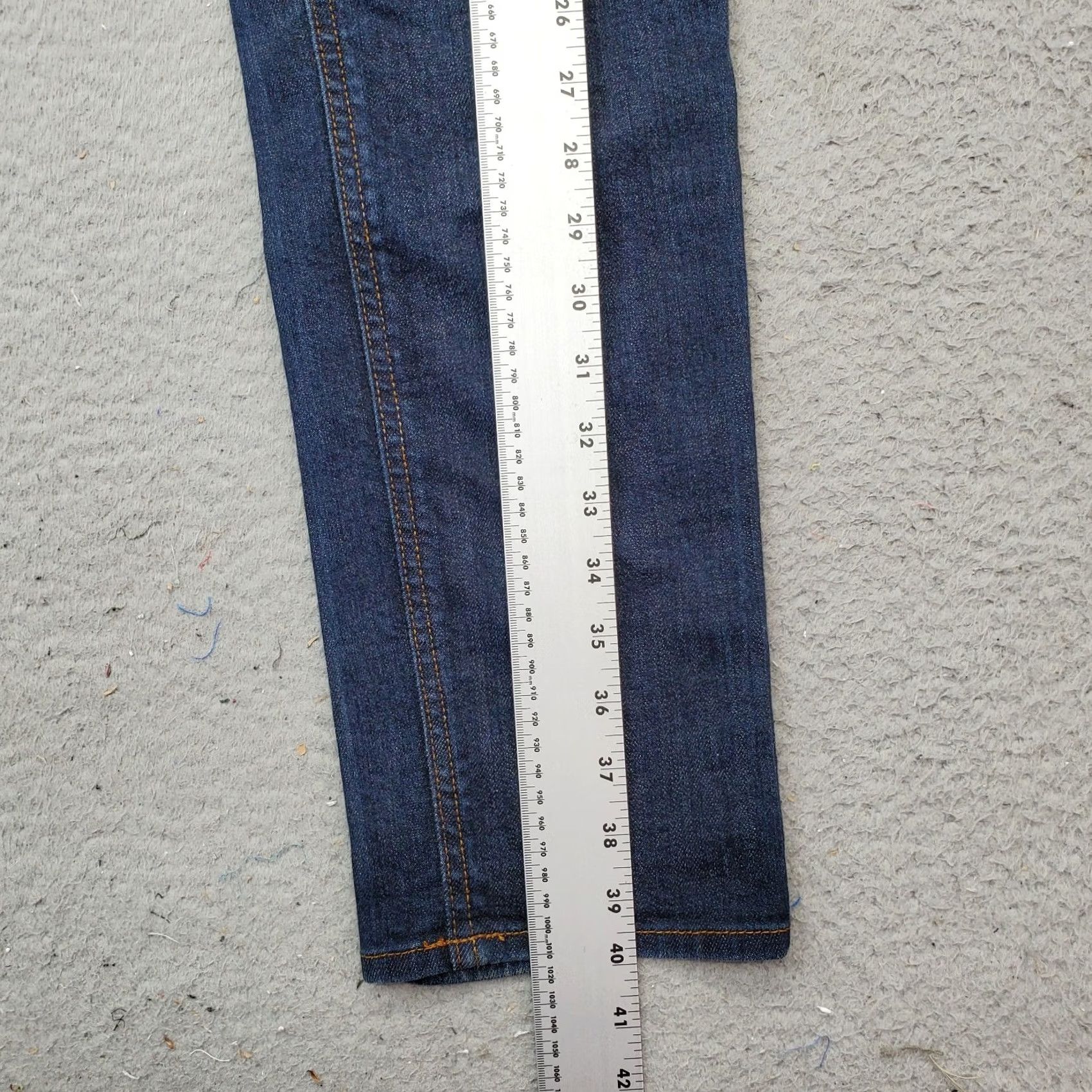 Tommy Hilfiger Tommy Hilfiger Jeans Women 8R Blue Denim Skinny Spirit Stretch Button Pockets Classic Rise Mid 30.75in INSEAM Outdoor Mens Womens Girls Men Womens Size 30" / US 8 / IT 44 - 3 Thumbnail