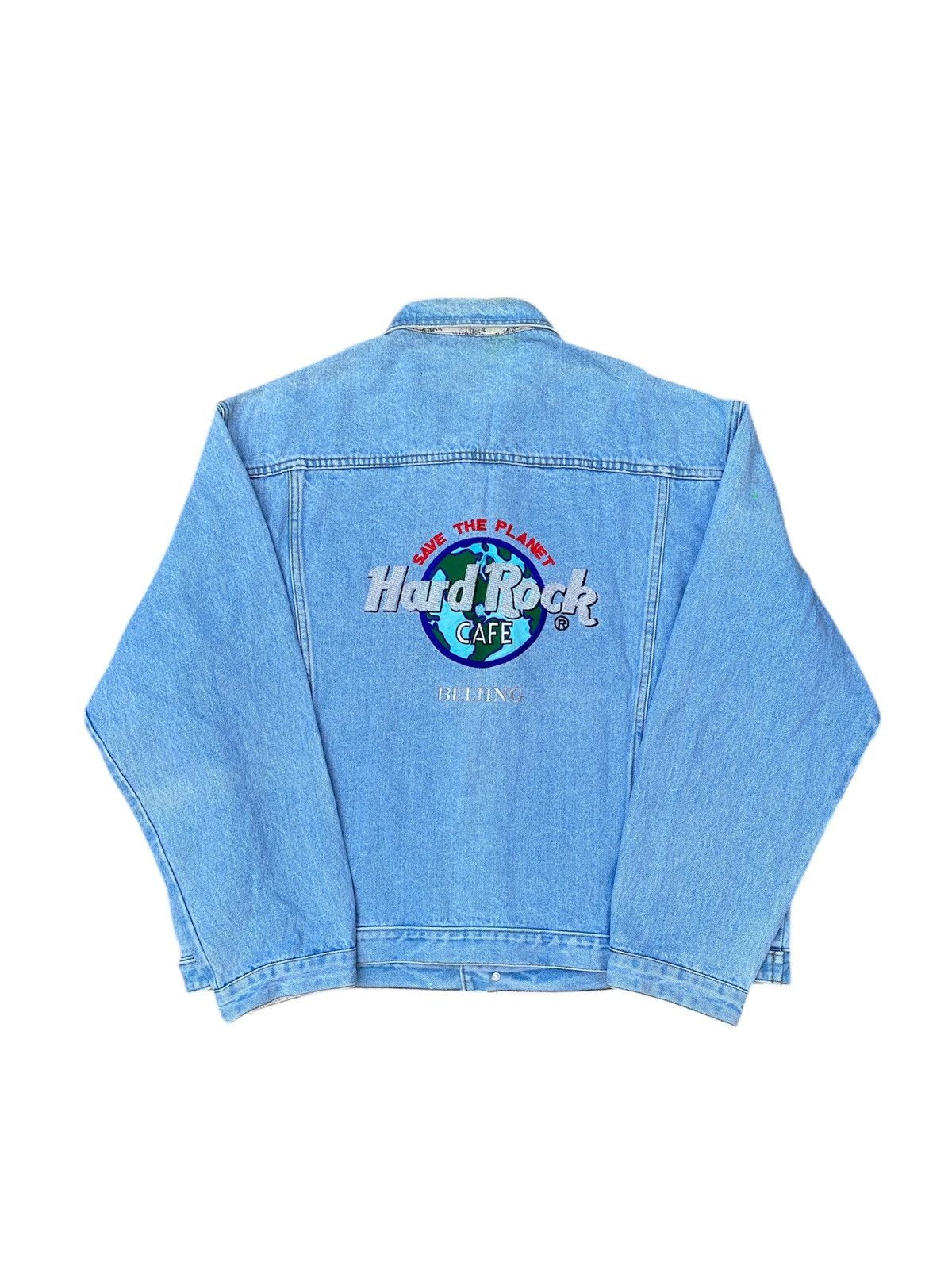 Hard Rock Cafe Vintage Hardrock Cafe Beijing Denim Jacket Size US XL / EU 56 / 4 - 1 Thumbnail