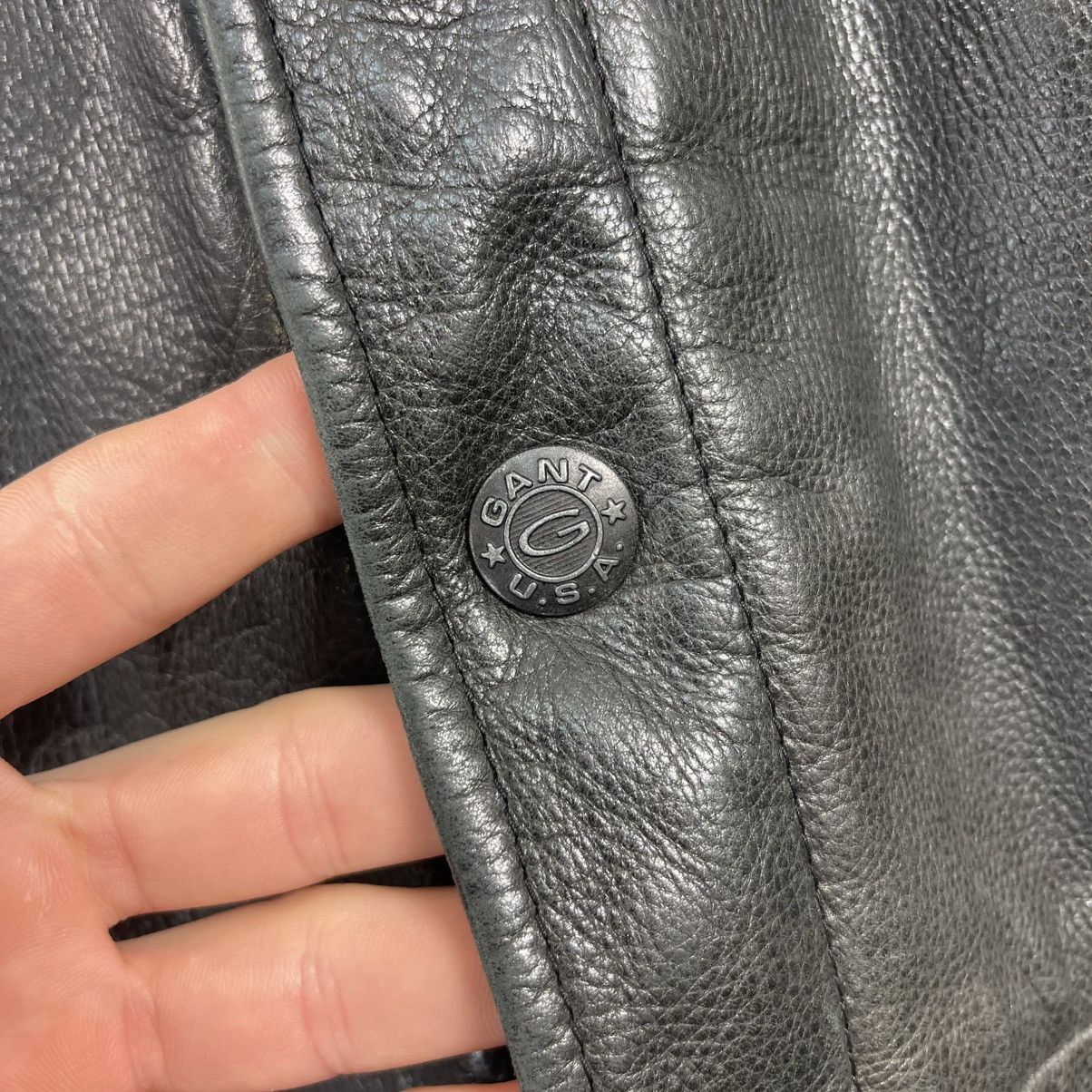Gant Gant USA Leather Coat jacket 100% leather L Size US L / EU 52-54 / 3 - 4 Thumbnail