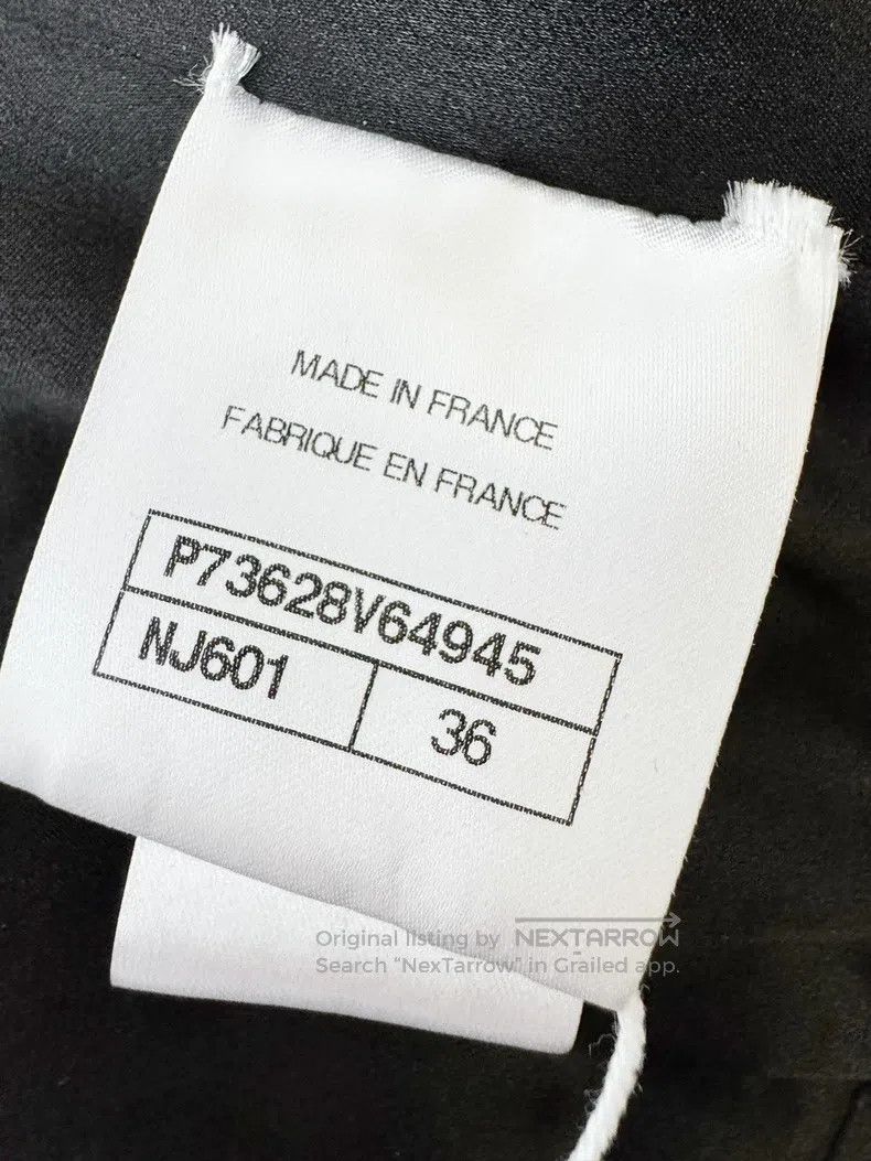 Chanel Chanel Black and gray plaid four-pocket wool stitching sta Size XS / US 0-2 / IT 36-38 - 6 Thumbnail