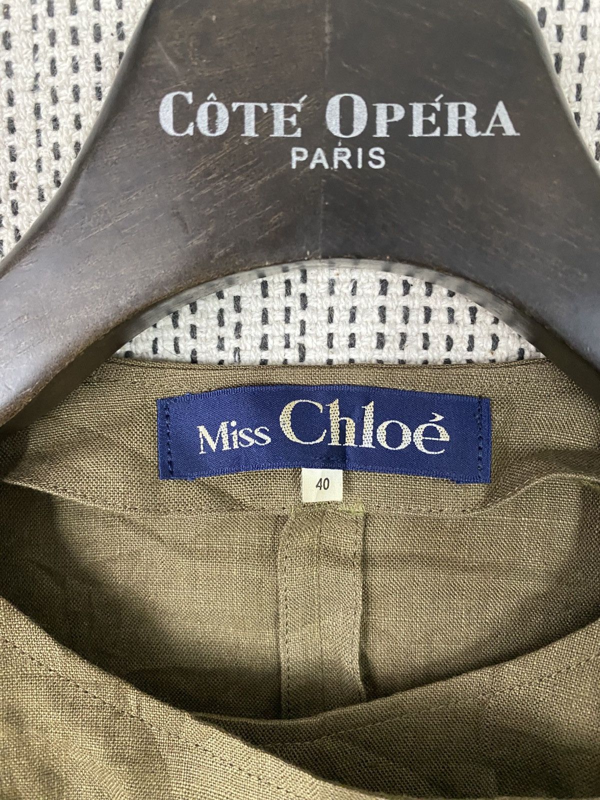 Chloe × Designer × See by Chloe Vintage 80s miss chloe crop shirt size 40 Size XS / US 0-2 / IT 36-38 - 7 Thumbnail