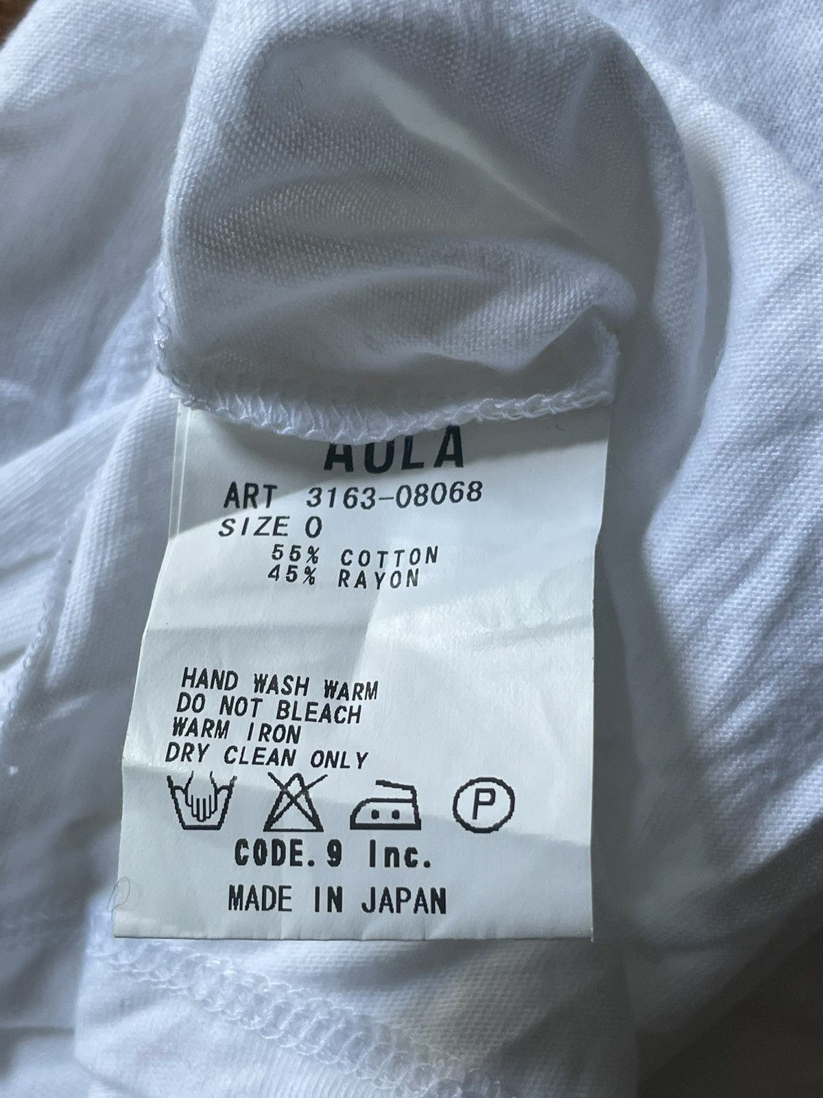 Japanese Brand Aula Aila White Blouse Size XS / US 0-2 / IT 36-38 - 3 Thumbnail