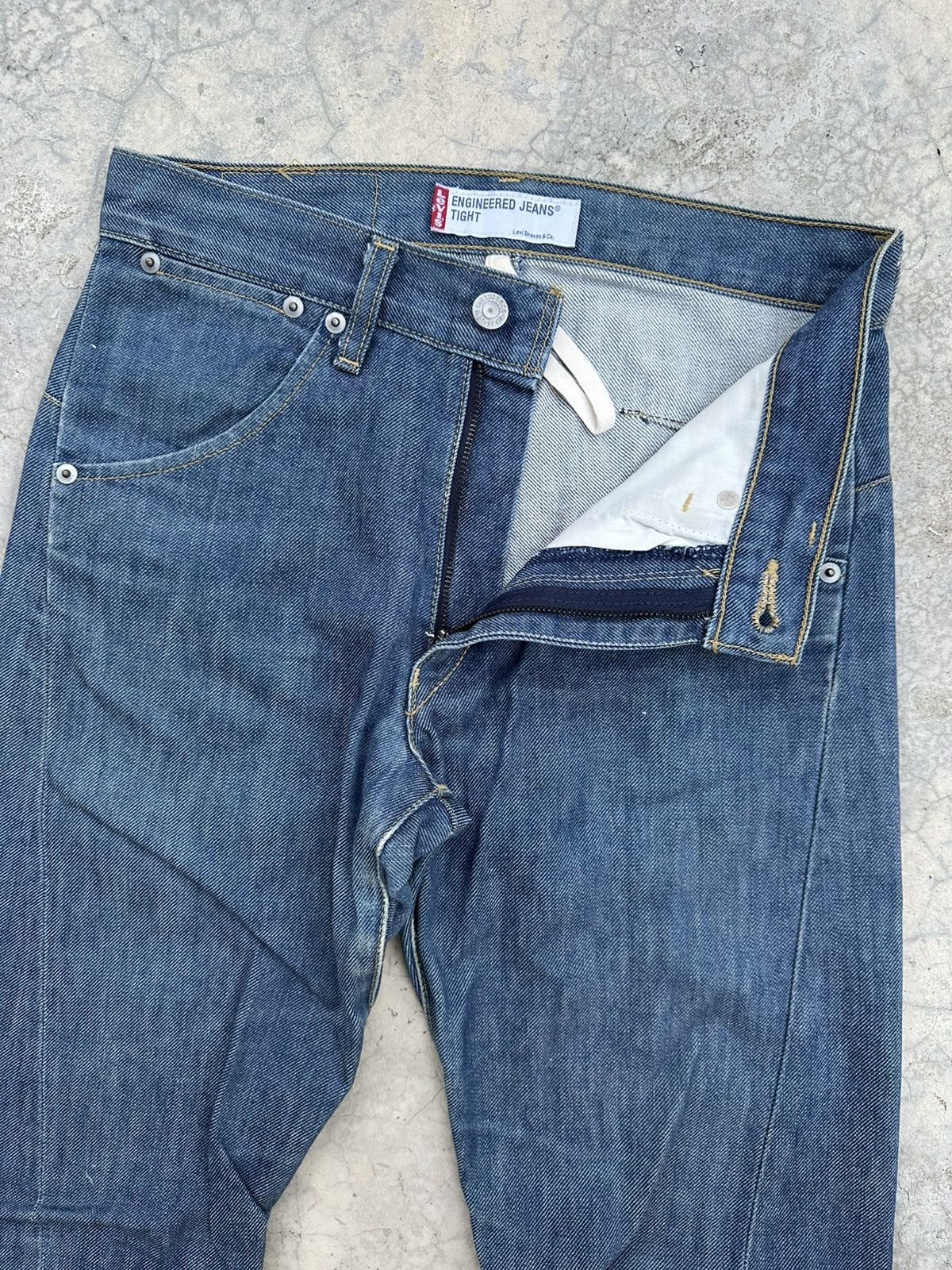 Levi's Vintage Levis Engineered Single Pocket Denim Jeans Size US 29 - 4 Thumbnail