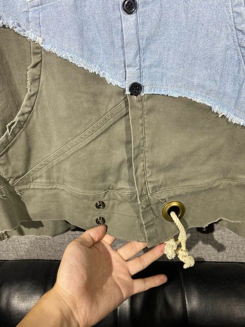 Greg Lauren greg lauren Splicing long sleeved shirt 2506-Nextarrow Size US L / EU 52-54 / 3 - 4 Thumbnail