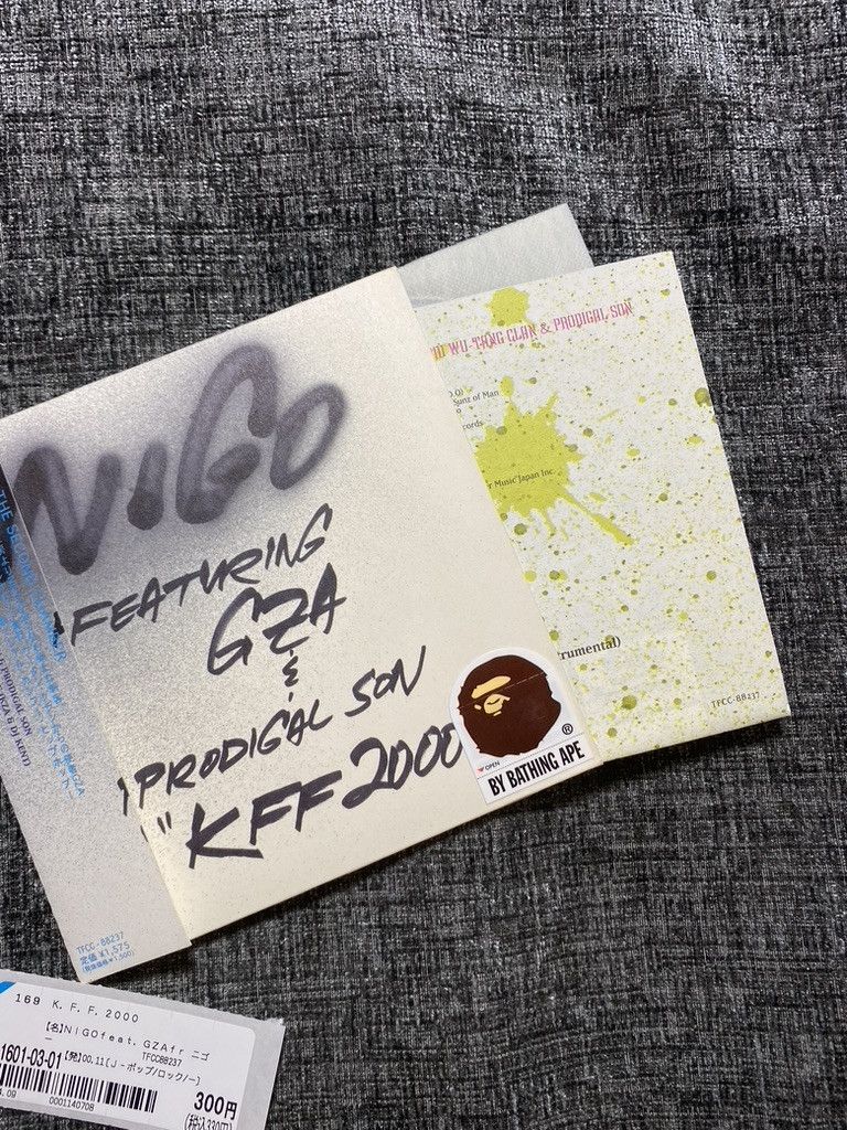Bape × Nigo 2000 Original Nigo Feat. GZA & Prodigal Son K.F.F. 2000 Size ONE SIZE - 4 Thumbnail