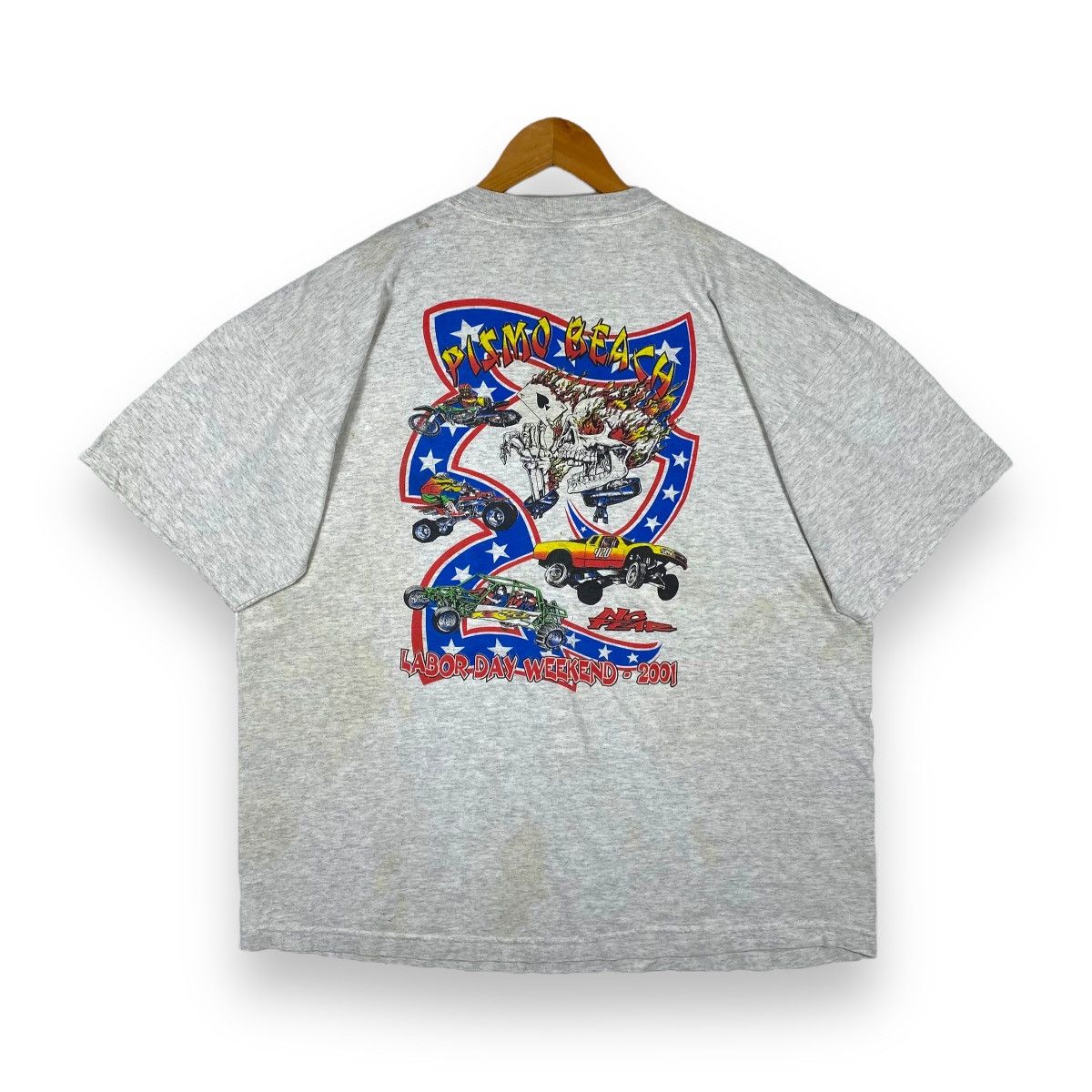 No Fear × Vintage VINTAGE 2001 PISMO BEACH LABOR DAY WEEKEND TEE Size US XL / EU 56 / 4 - 1 Thumbnail