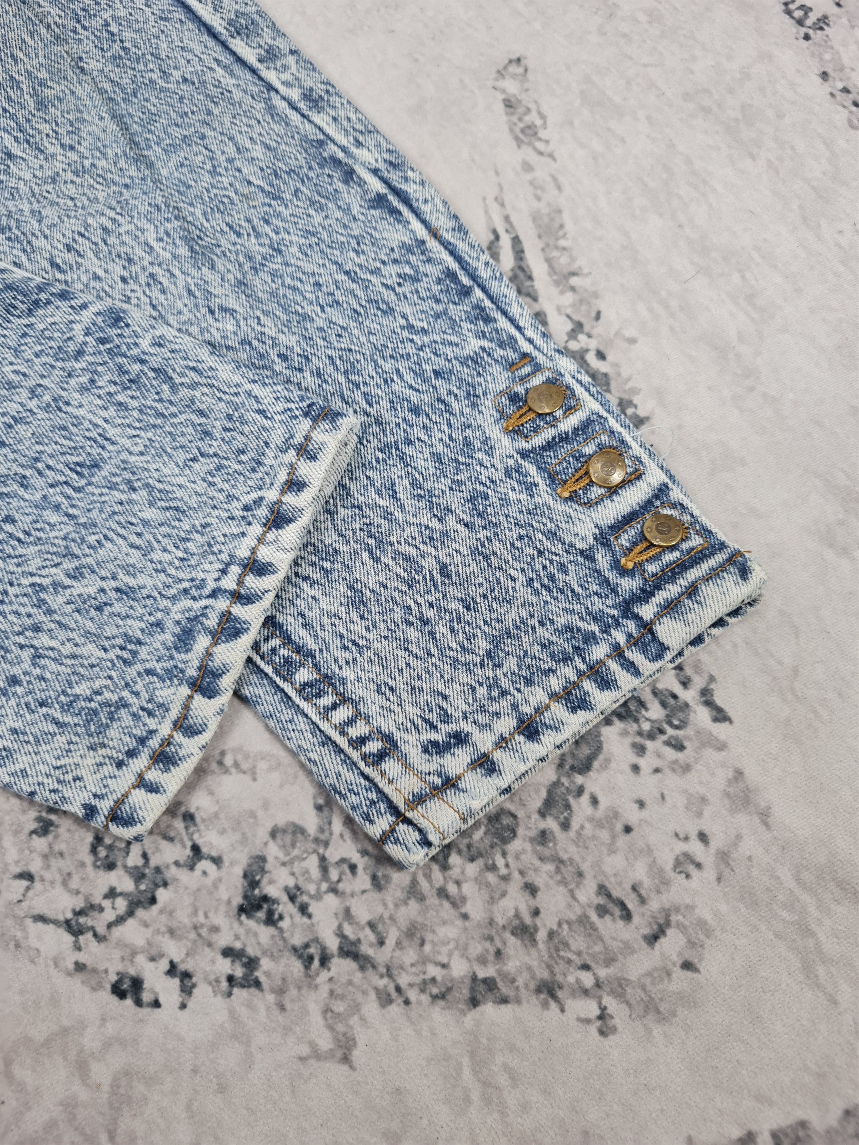 Lee Vtg 80's LEE RIDERS Acid Wash Moms Jeans 29x27 JB0123 Size 29" - 6 Thumbnail