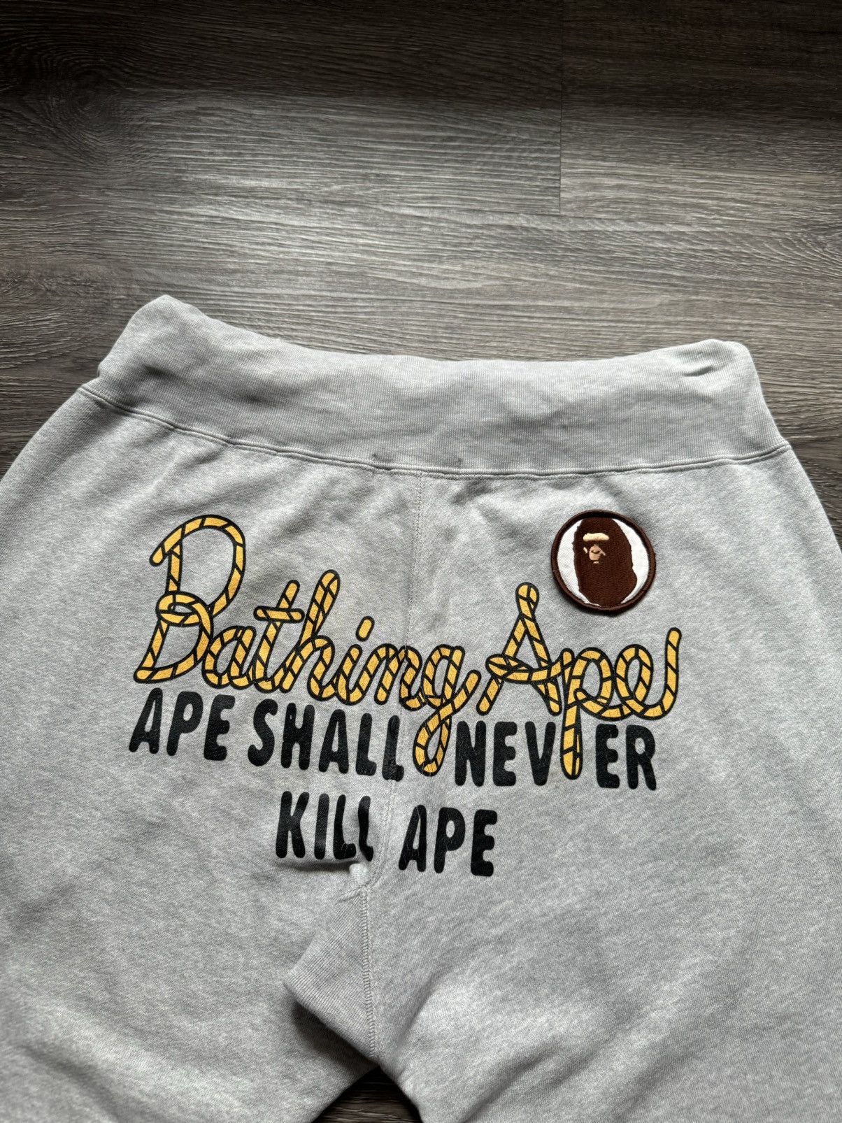 Bape Bathing Ape Ape Shall Never Kill Ape Sweatpants Sz Small Size US 30 / EU 46 - 5 Thumbnail