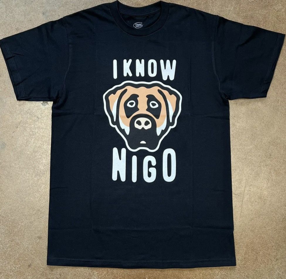 Victor Victor x Nigo ”I know Nigo” Men's Logo T L - Tops