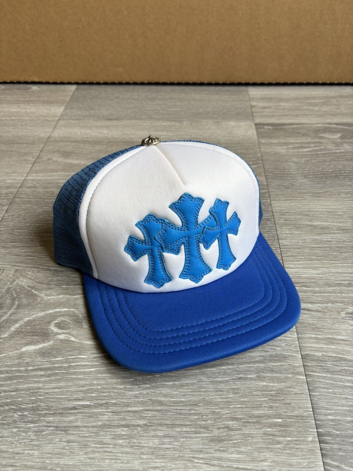 Chrome Hearts Chrome Hearts Blue Triple Cross Cemetery Hat Size ONE SIZE - 5 Thumbnail