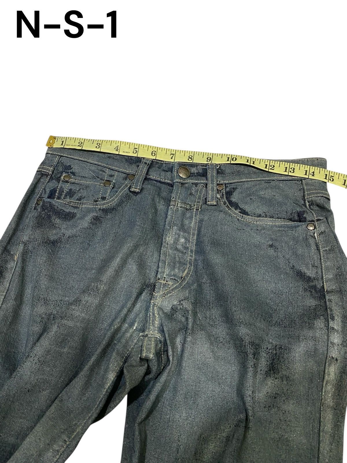 Marithe + Francois Girbaud Japanese brand X Marithe francois girbaud waxed jeans Size US 30 / EU 46 - 19 Thumbnail