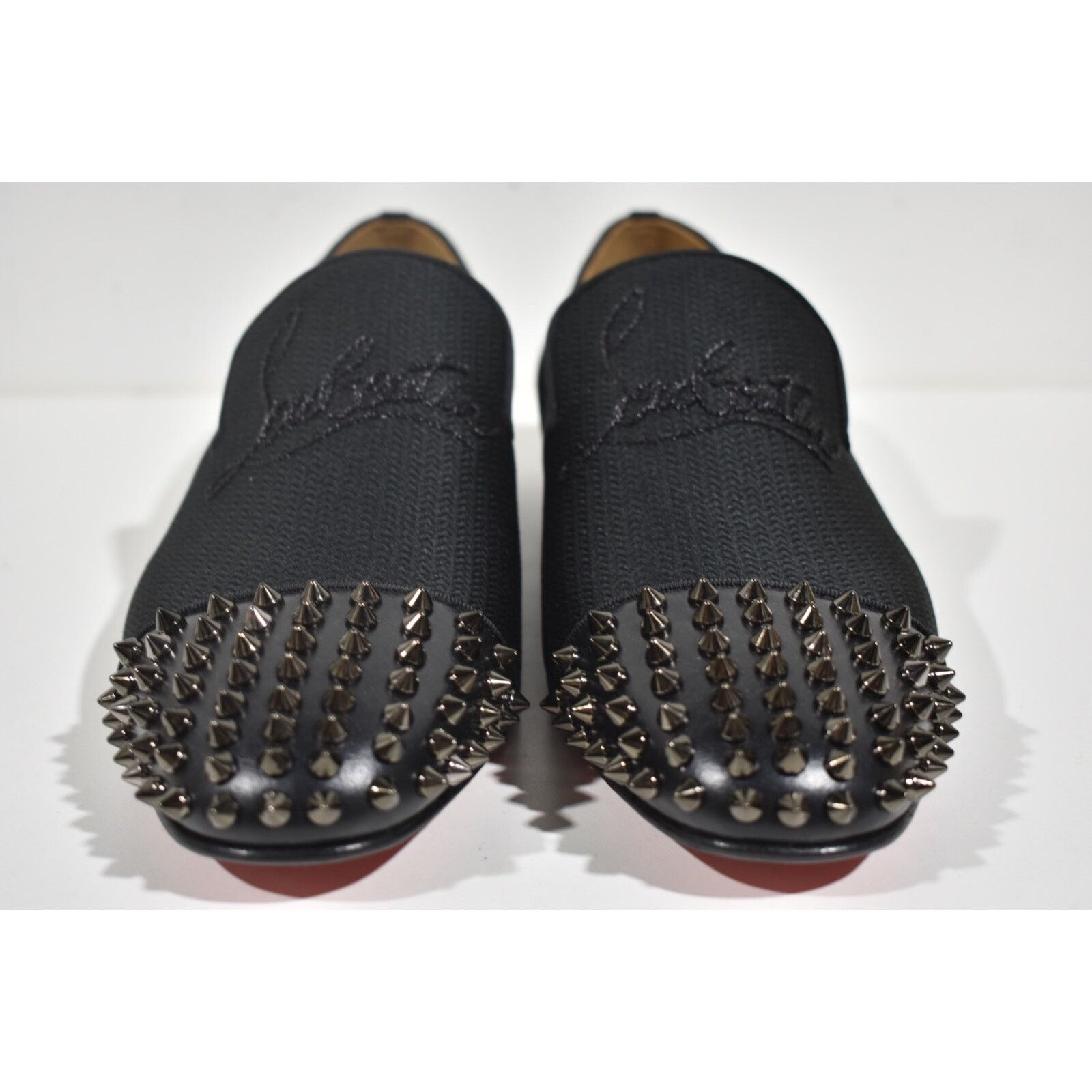 Christian Louboutin Christian Louboutin Black Spike Oxford Dress Loafer 43 10 Size US 10 / EU 43 - 5 Thumbnail