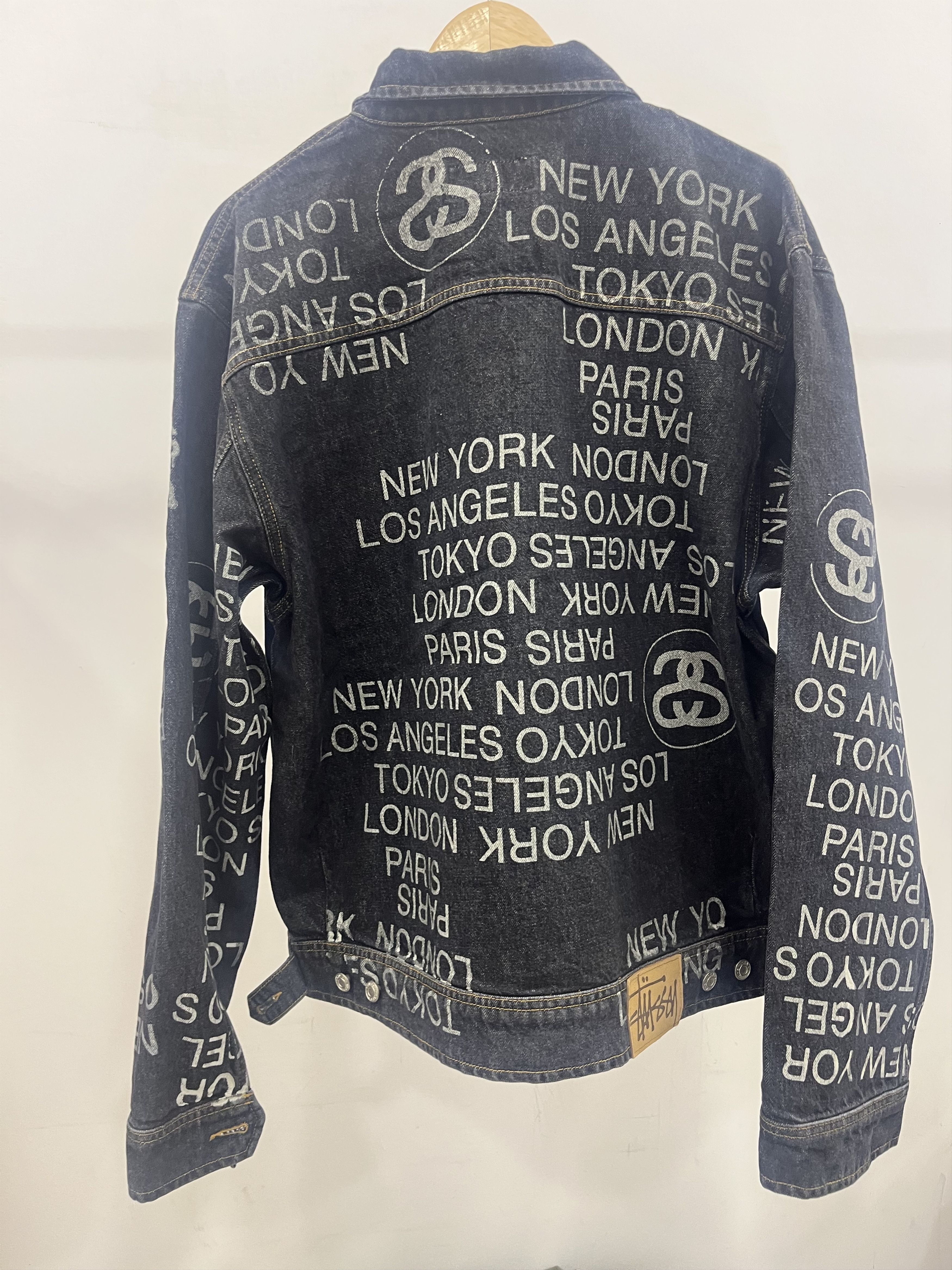 Stussy TRUCKER JACKET DENIM Size US L / EU 52-54 / 3 - 6 Thumbnail