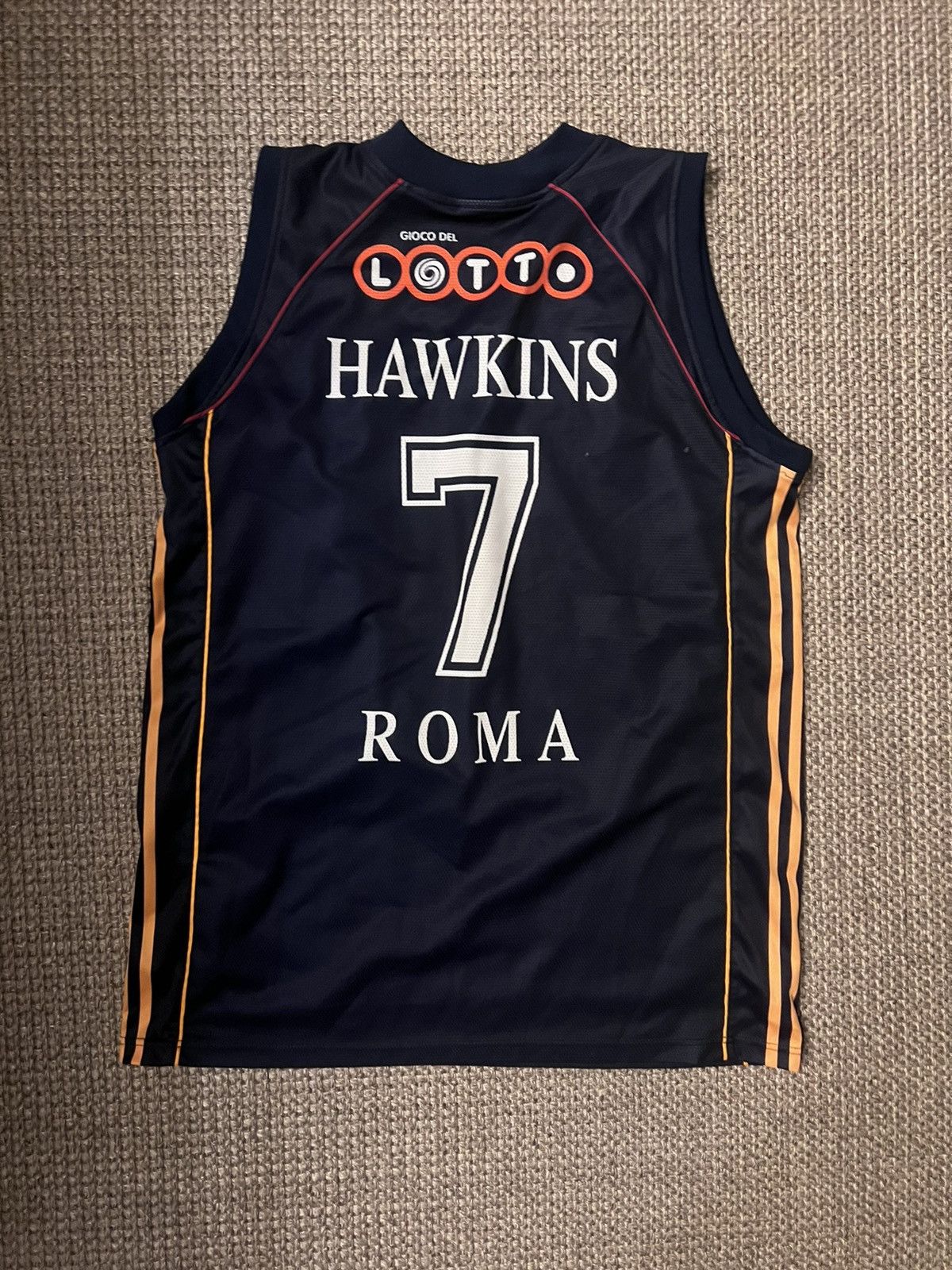 Adidas × Vintage Roma eurobasket Italian Rome basketball jersey Hawkins rare Size US M / EU 48-50 / 2 - 2 Thumbnail