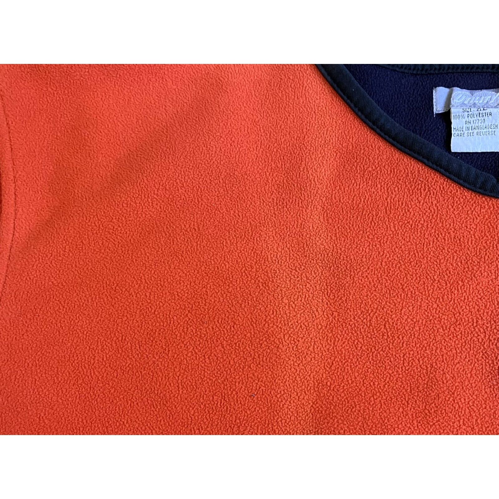 Vintage VINTAGE Utility Power Factory Gym Sweatshirt Mens XL Orange Fleece Pullover City NY Queens 80s 90s Embroidered Logo Size US XL / EU 56 / 4 - 7 Thumbnail