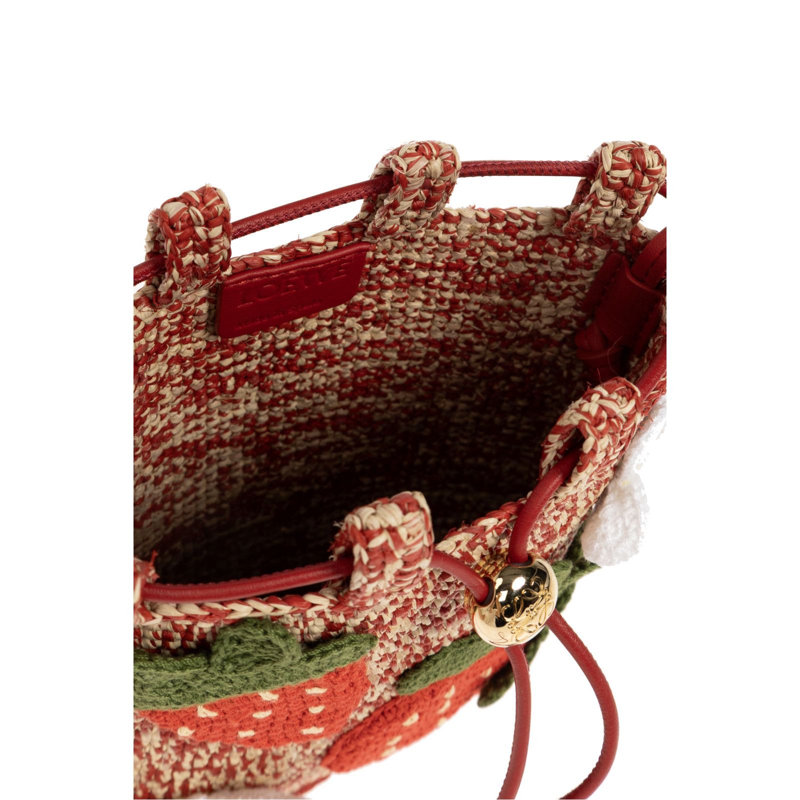 Loewe LOEWE Drawstring Pocket $1450 Multicolor/Red Shoulder Bag Ne Size ONE SIZE - 4 Thumbnail