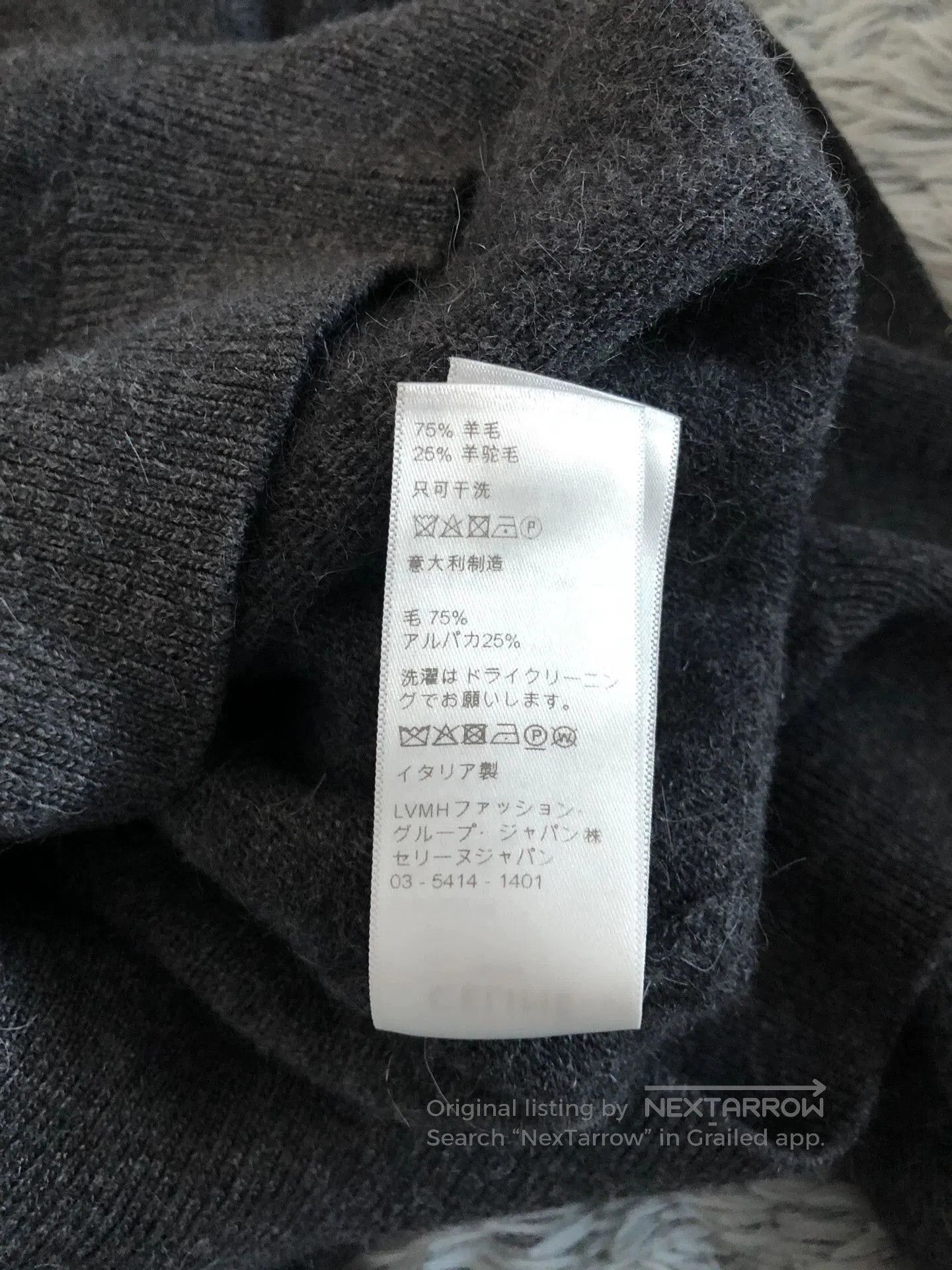 Celine Celine Ruffled Collar Turtleneck Sweater. Size L / US 10 / IT 46 - 6 Thumbnail