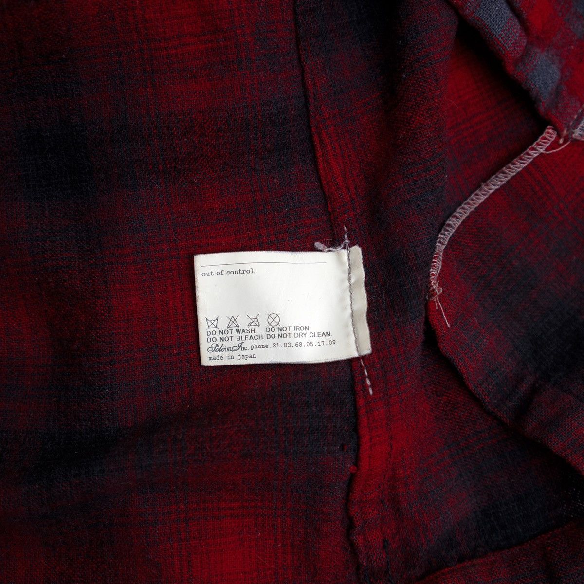 Takahiromiyashita The Soloist. Chippewa One-Off Remake Flannel Shirt Size US S / EU 44-46 / 1 - 8 Thumbnail