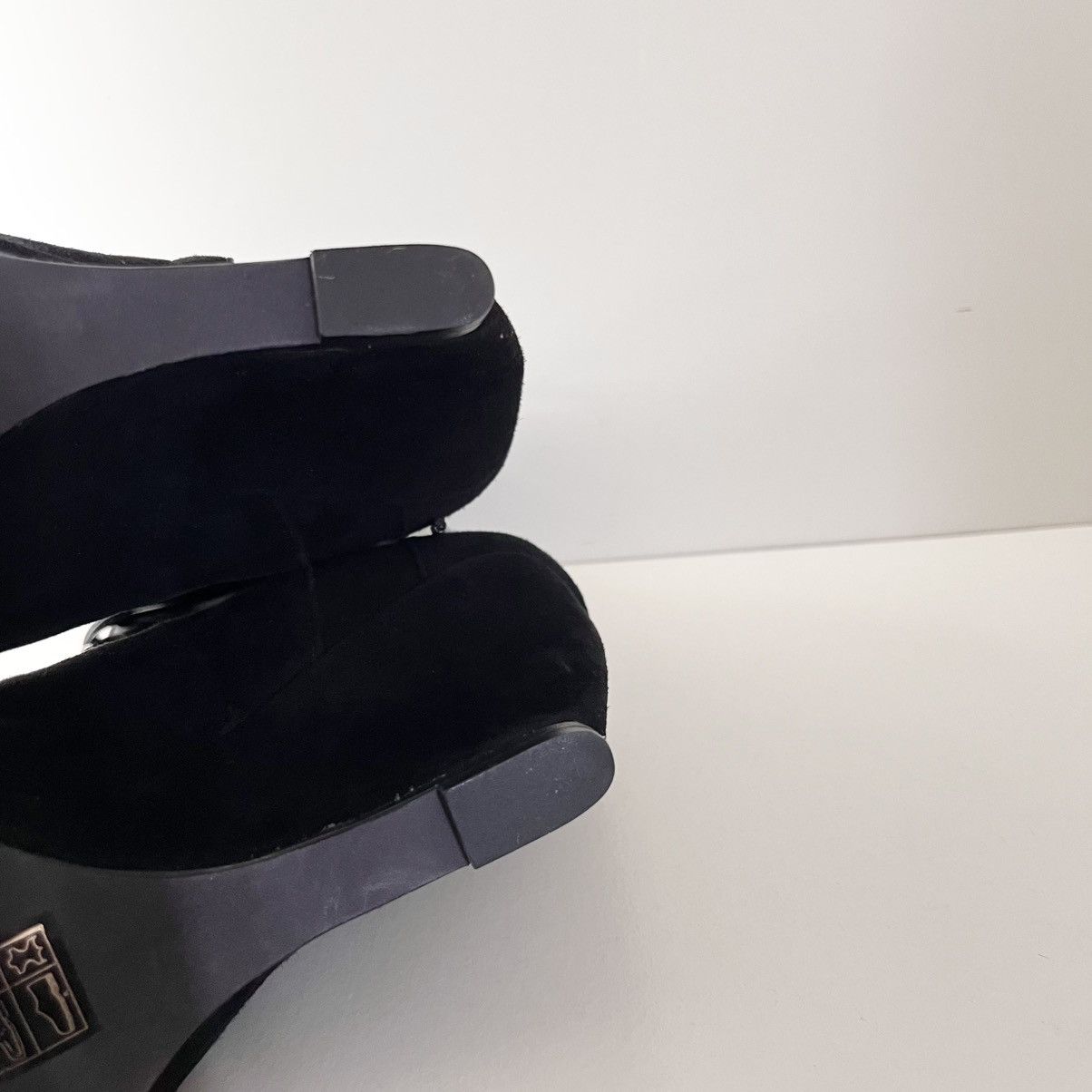 Narciso Rodriguez Narciso Rodriguez Black suede Lace-Up Wedge Boots Size US 6.5 / IT 36.5 - 7 Thumbnail