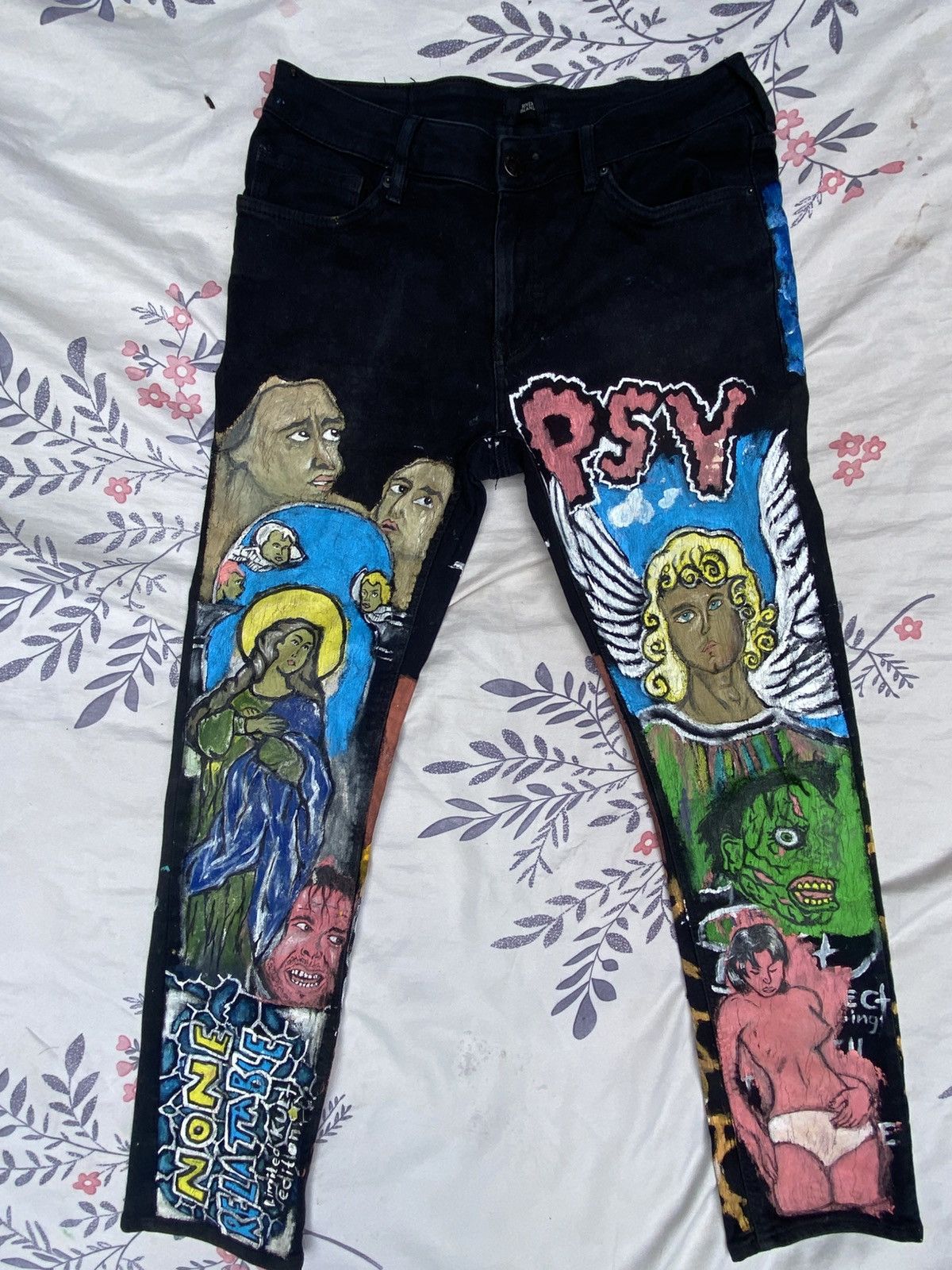 River Island CUSTOM PANTS BY KULT Size US 30 / EU 46 - 1 Thumbnail