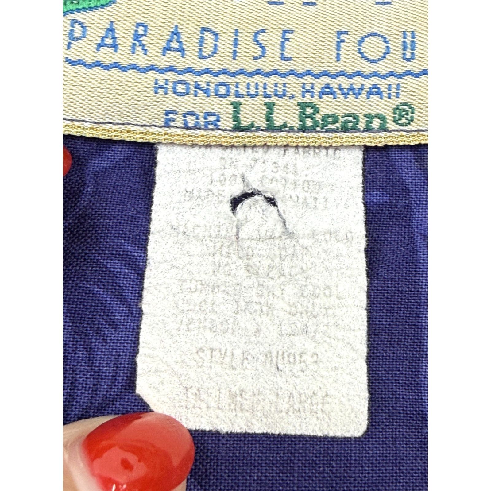 Paradise Found Paradise Found Shirt Mens Large Blue Hawaiian Pineapple Vintage Casual Button-Up Short Sleeve Size US L / EU 52-54 / 3 - 6 Thumbnail