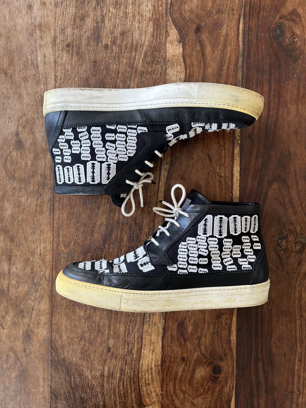 Alexander McQueen 00s Alexander McQueen McQ Razorblade Mid-Top Sneakers Size US 10 / EU 43 - 1 Thumbnail